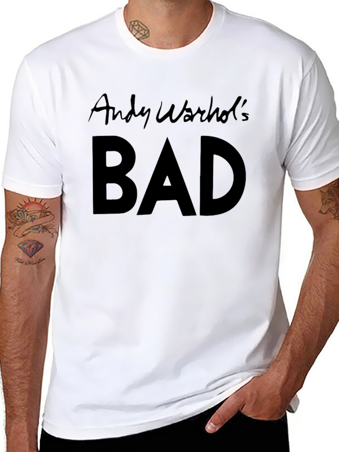 Andy Warhols BAD Black T-Shirt