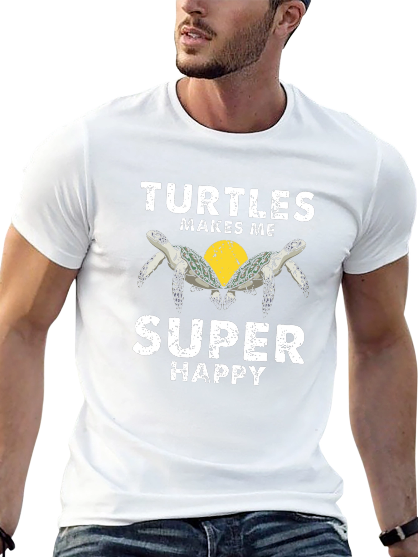 Turtles Makes Me Super Happy Graphic Tee