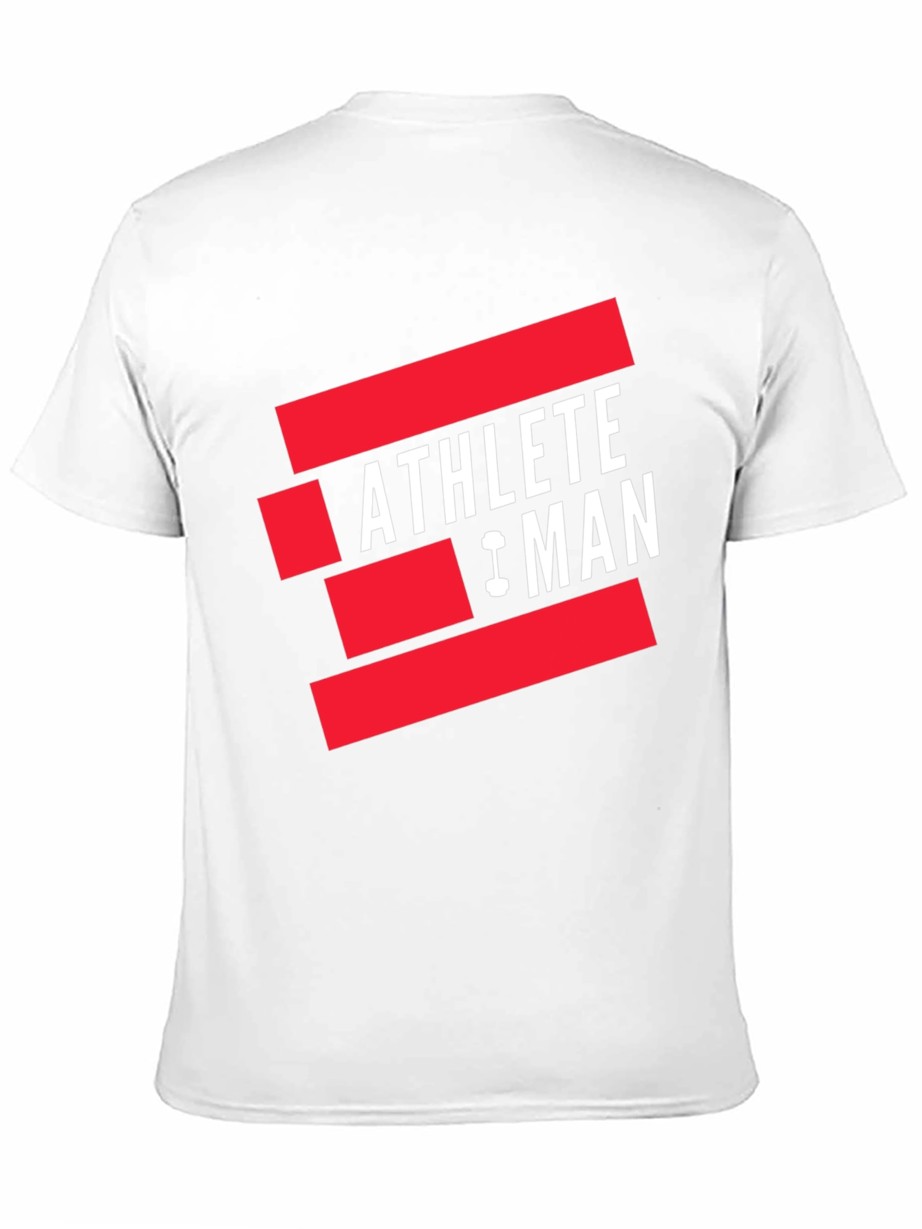 Athlete Man Graphic T-Shirt - Black