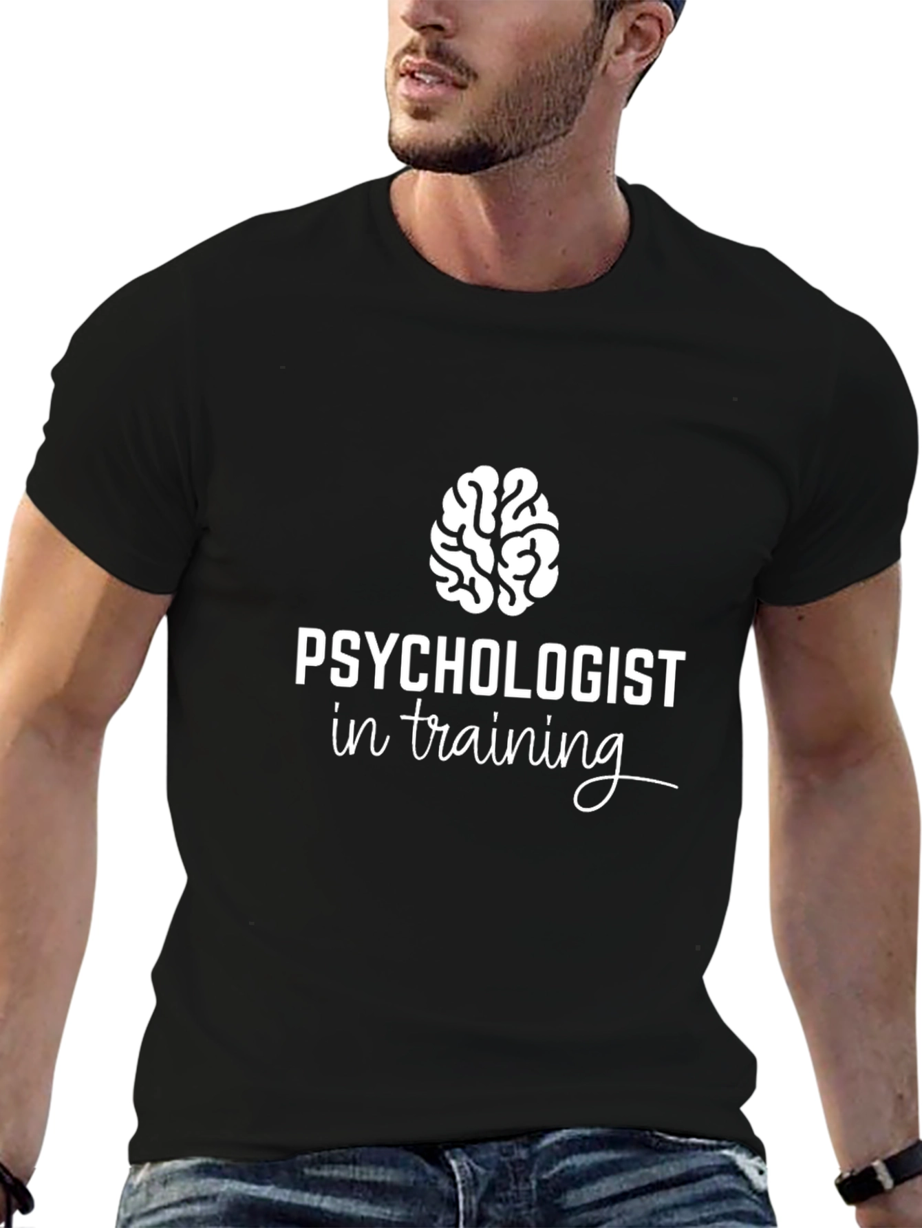 Psychologist In Training Graphic Tee - Black