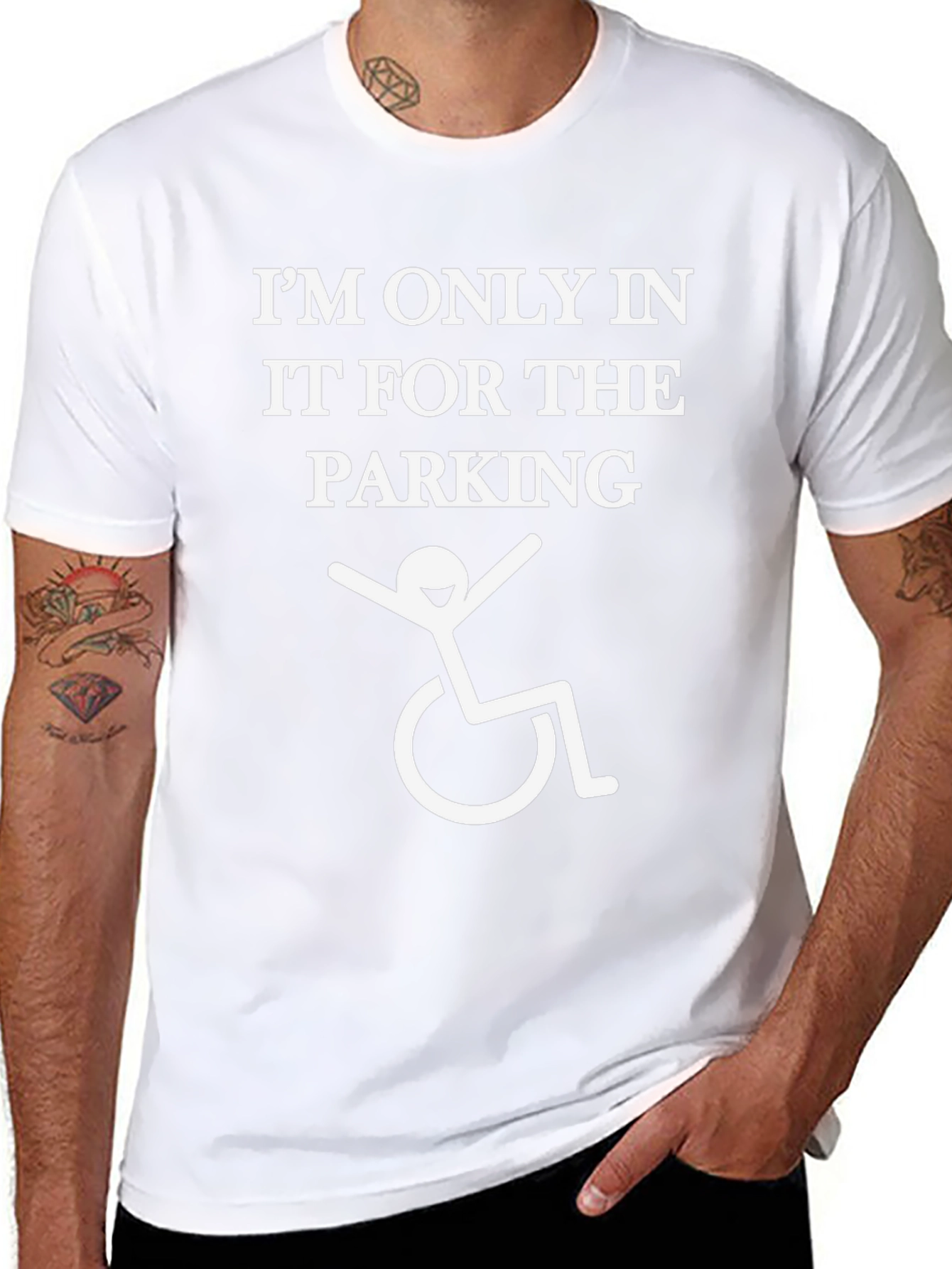 Funny Disability Parking T-Shirt