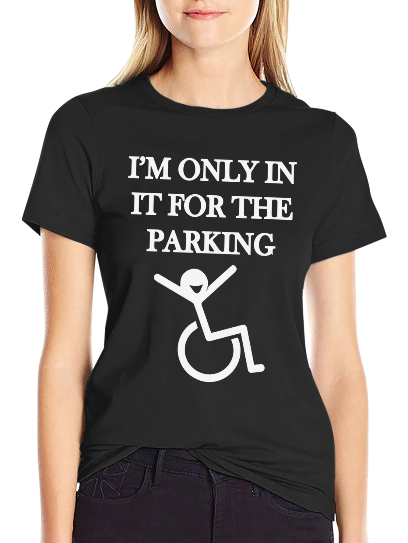 Funny Disability Parking T-Shirt