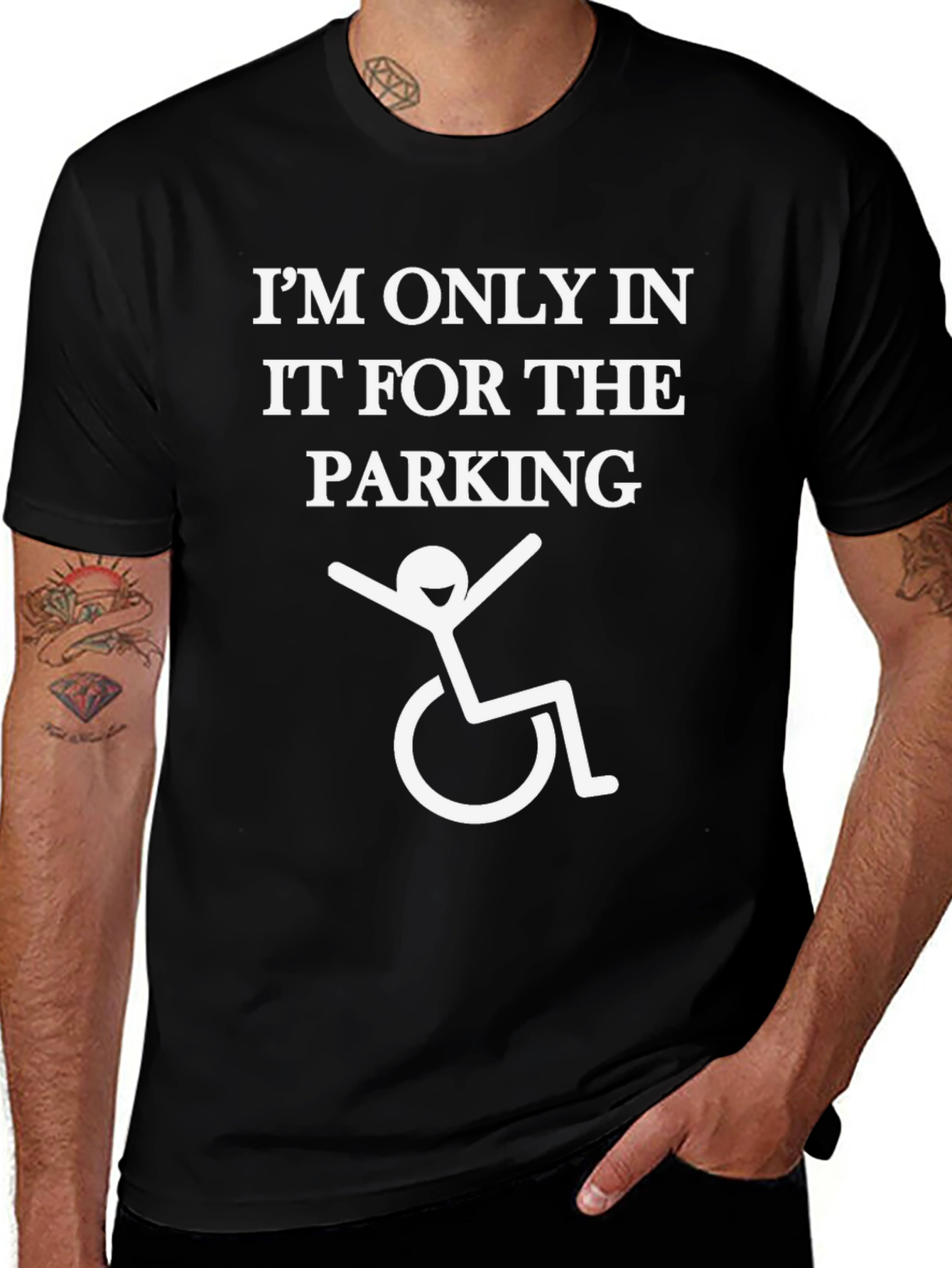 Funny Disability Parking T-Shirt