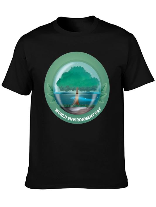 World Environment Day Black T-Shirt