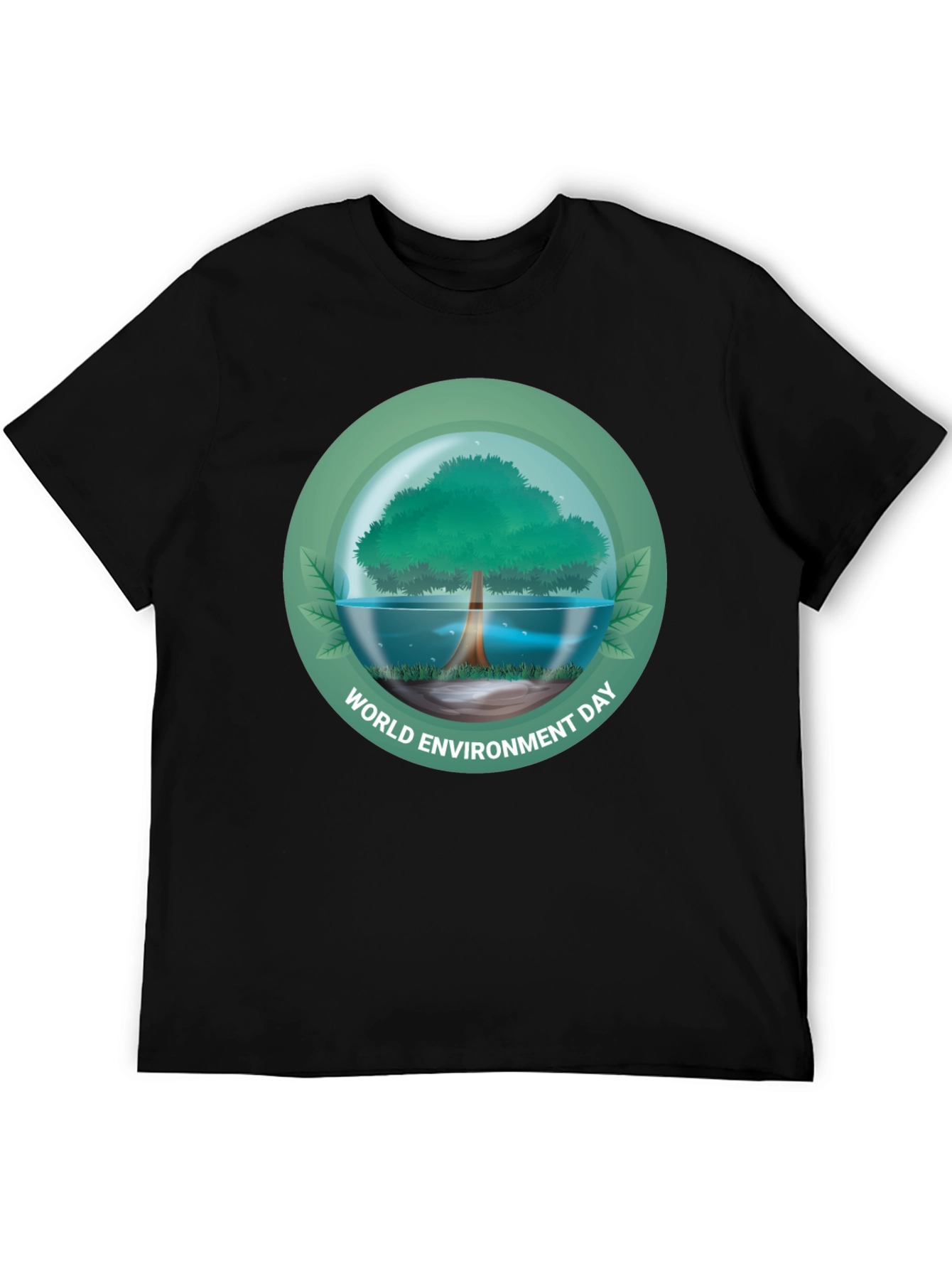 World Environment Day Black T-Shirt