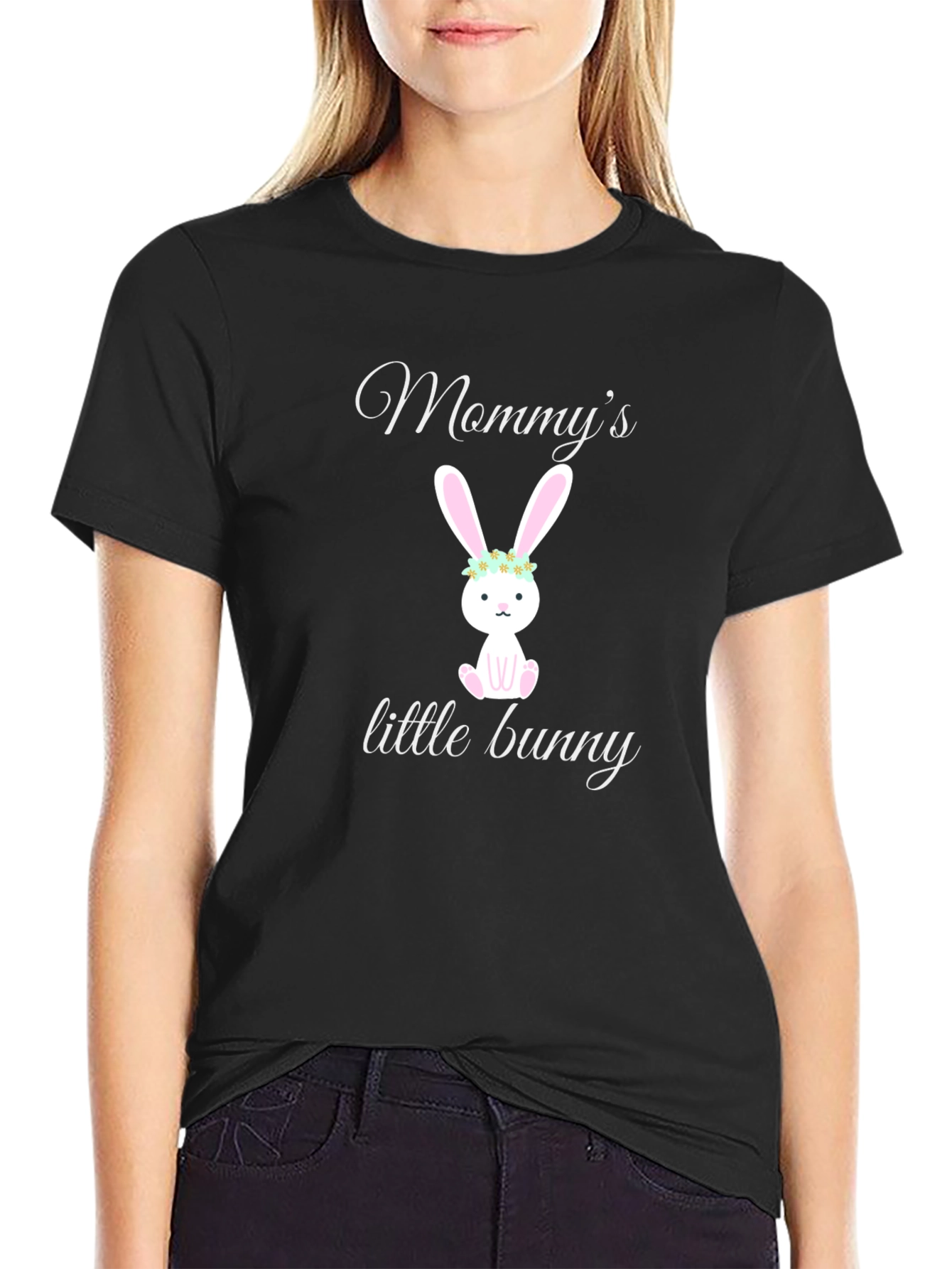 Mommys Little Bunny T-Shirt Cute Easter Top