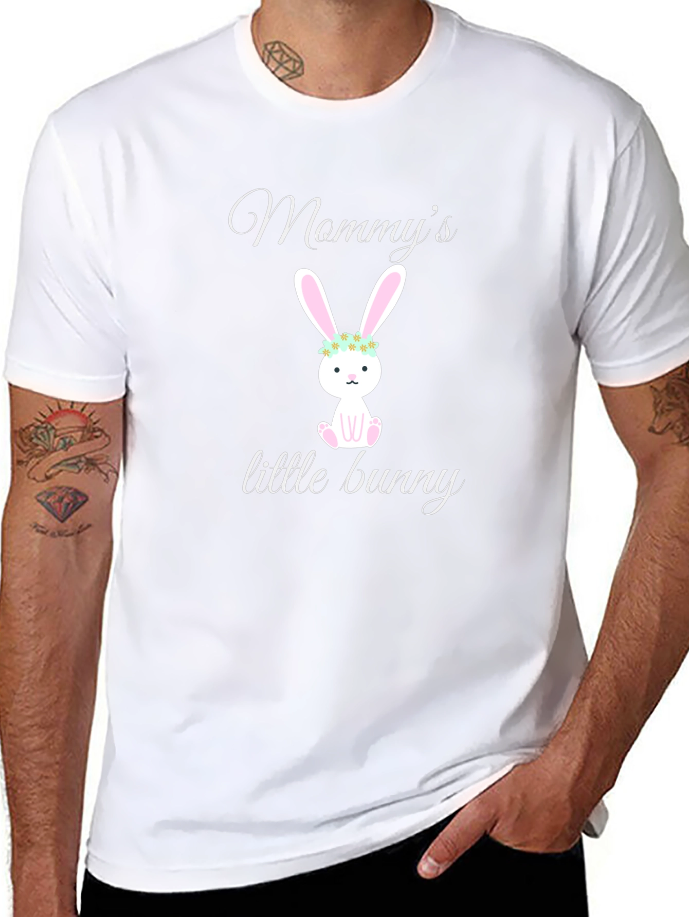 Mommys Little Bunny T-Shirt Cute Easter Top