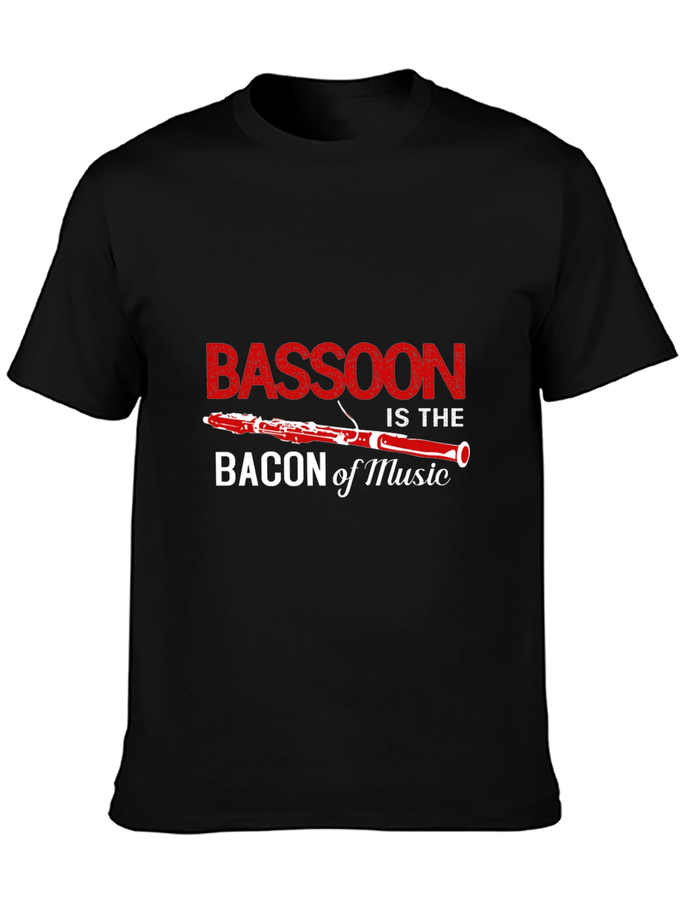 Bassoon Bacon of Music Funny Musician T-Shirt