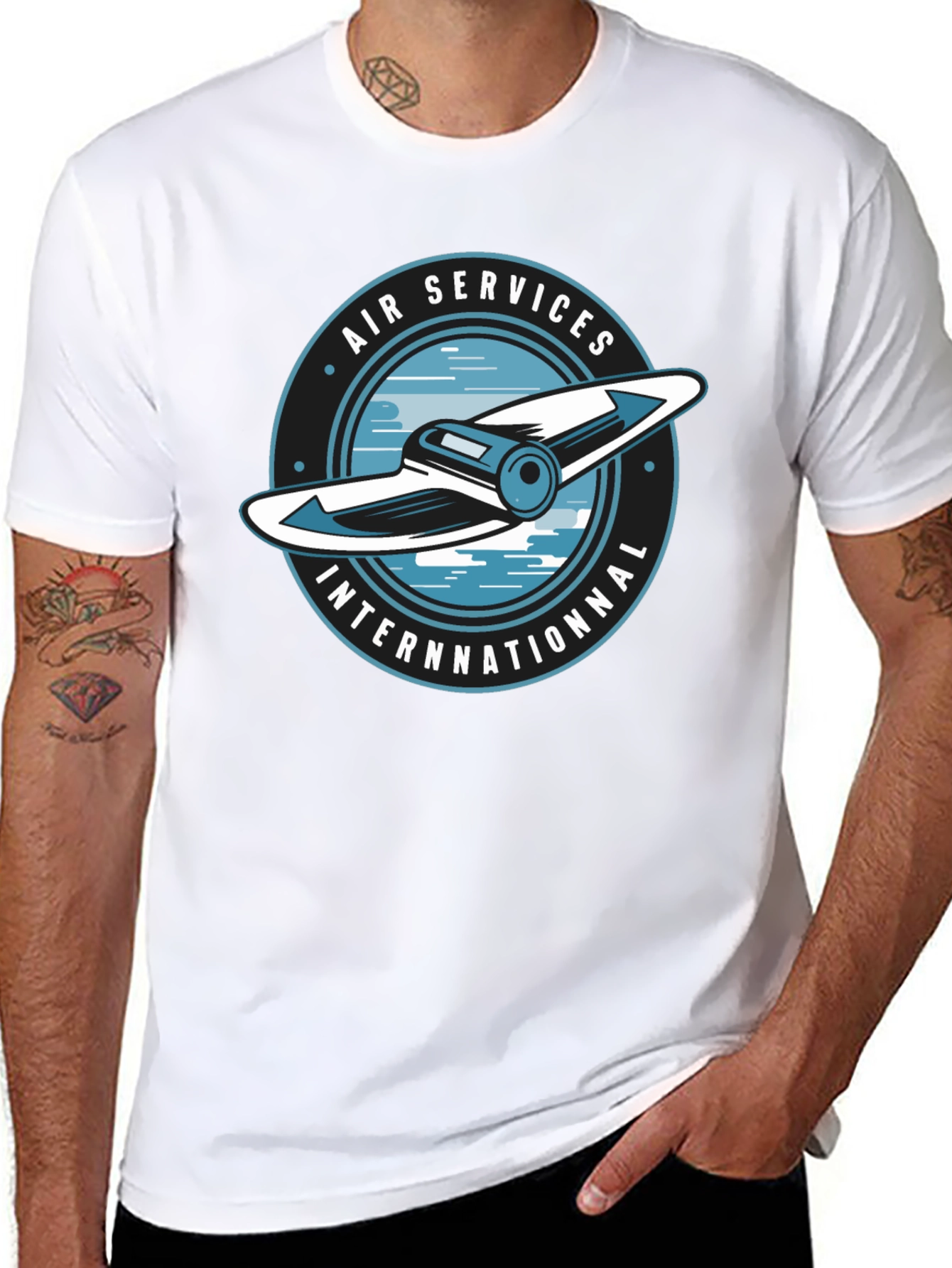 Air Services International Graphic T-Shirt