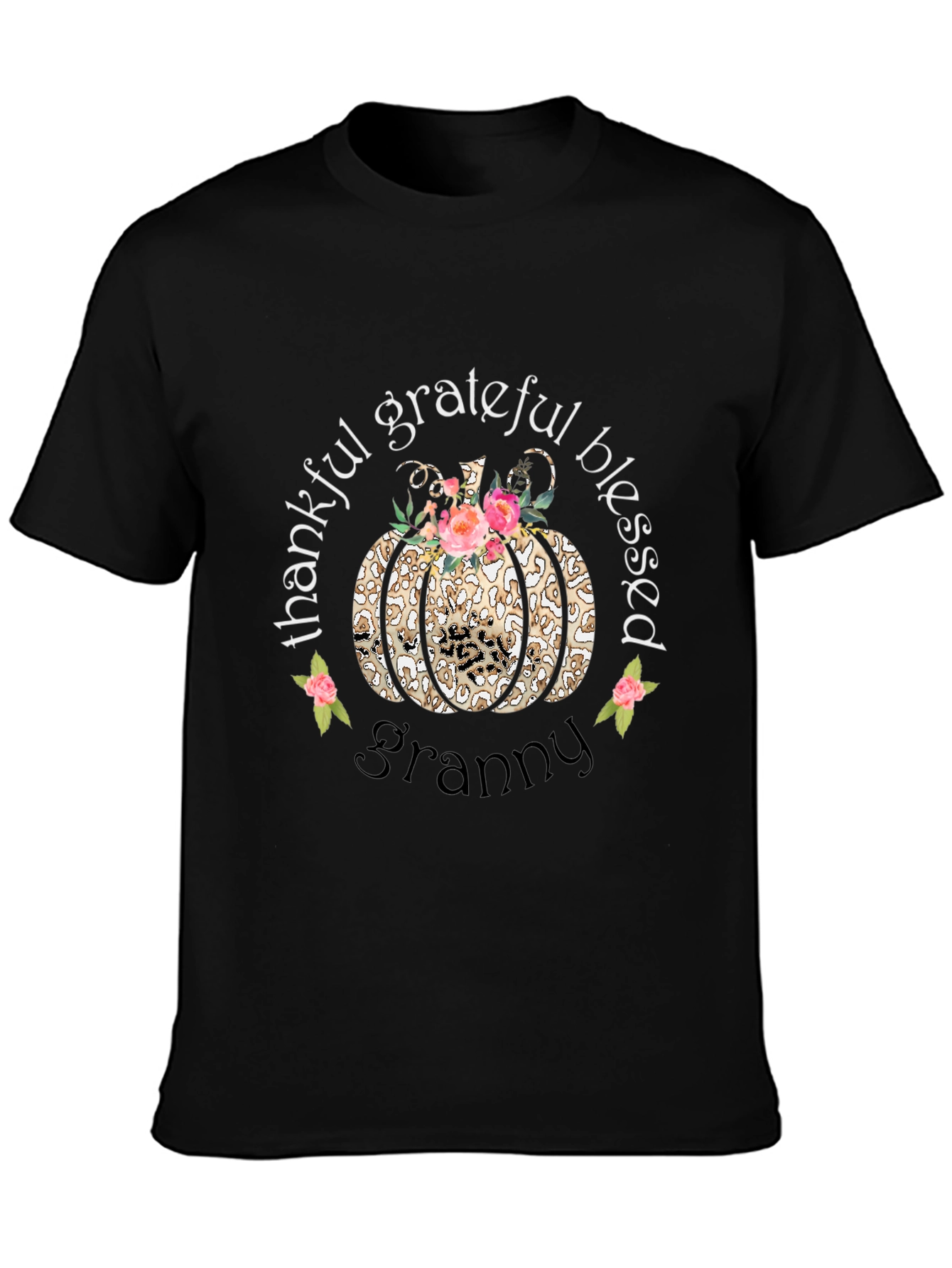 Thankful Grateful Blessed Granny T-Shirt