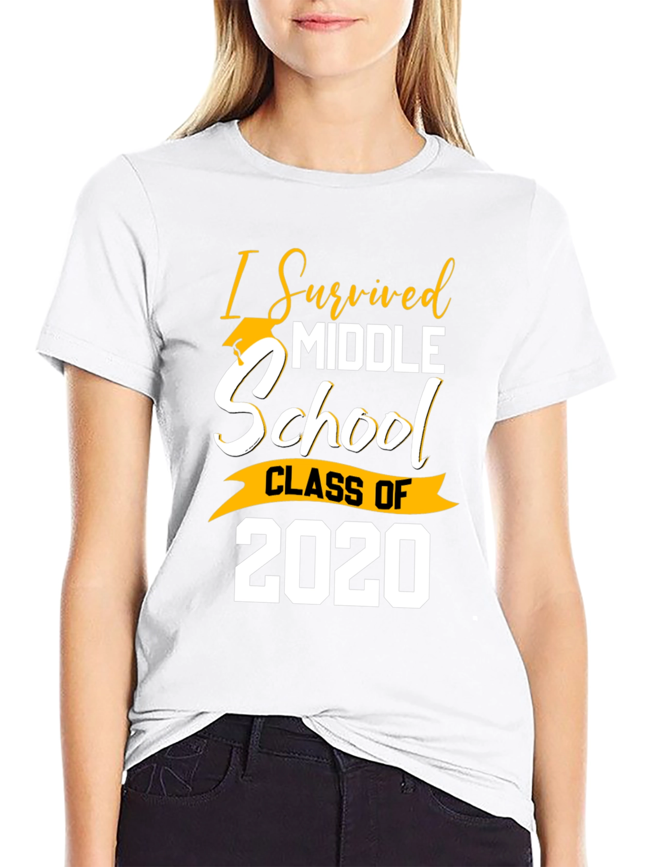 I Survived Middle School Class of 2020 Graduation T-Shirt