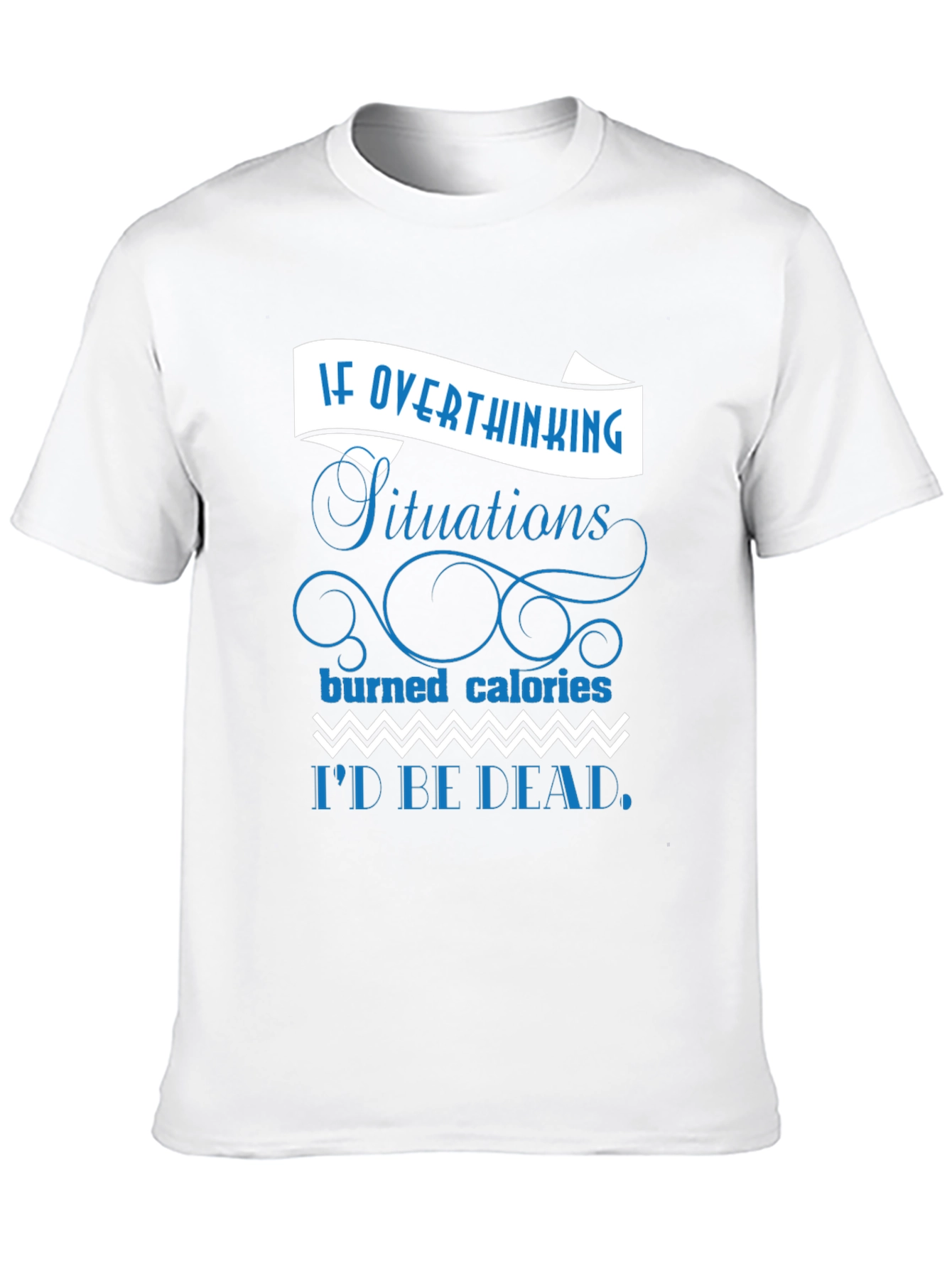 Funny Overthinking T-Shirt - Black
