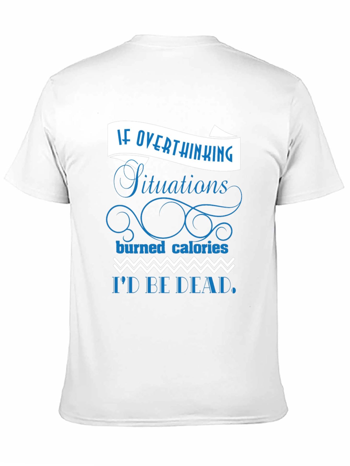 Funny Overthinking T-Shirt - Black