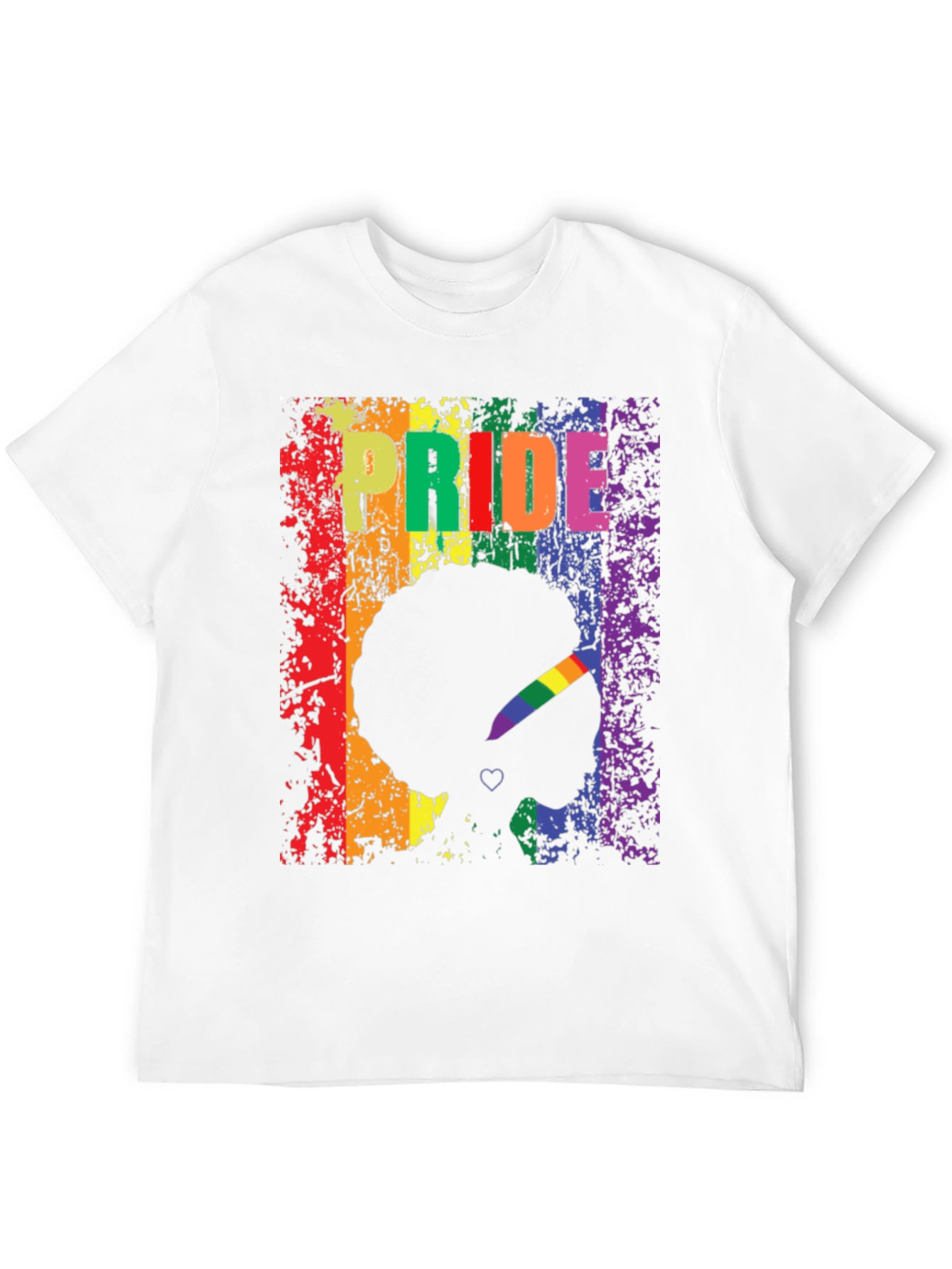 Pride Afro Silhouette Graphic Tee