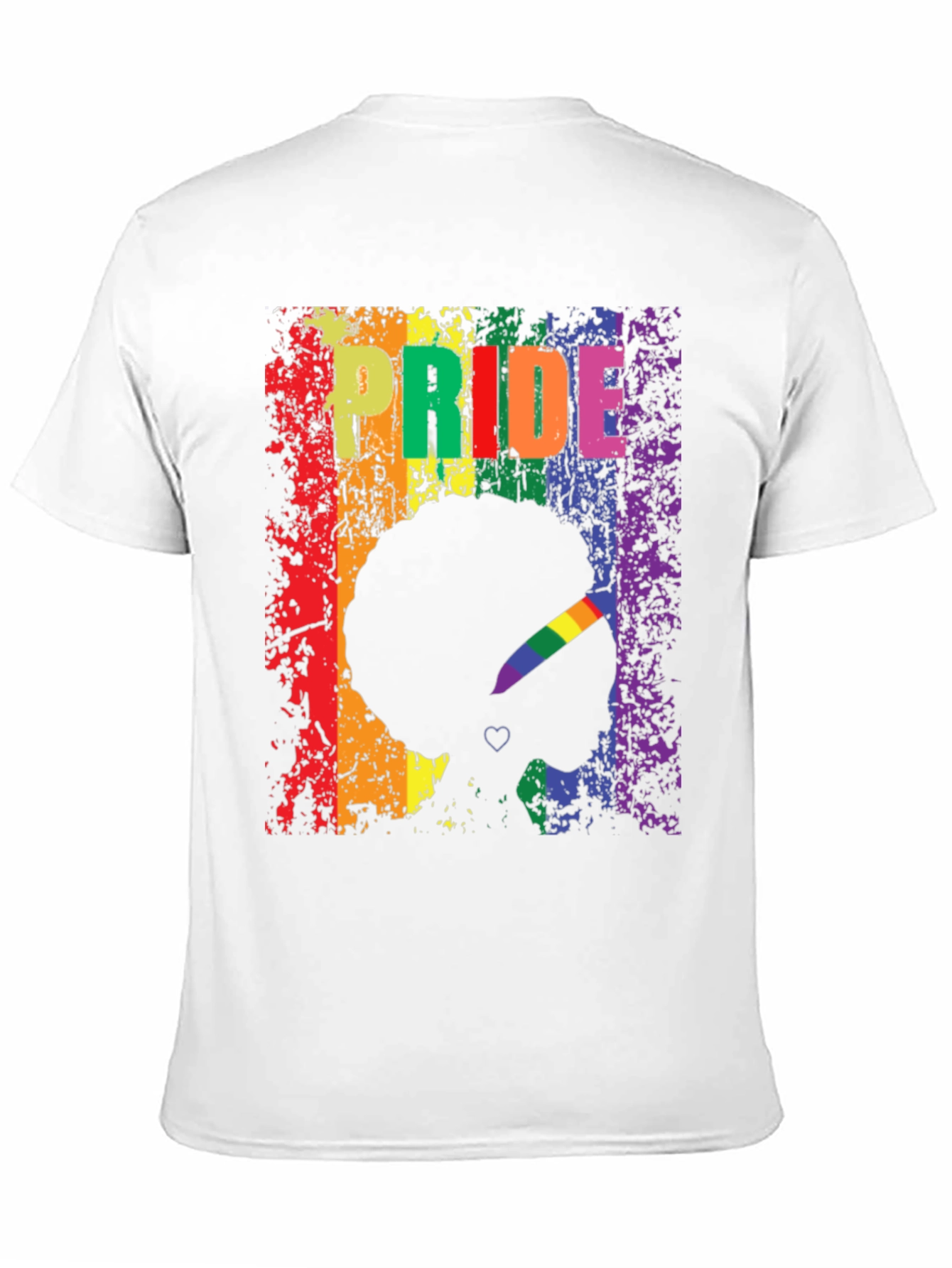 Pride Afro Silhouette Graphic Tee