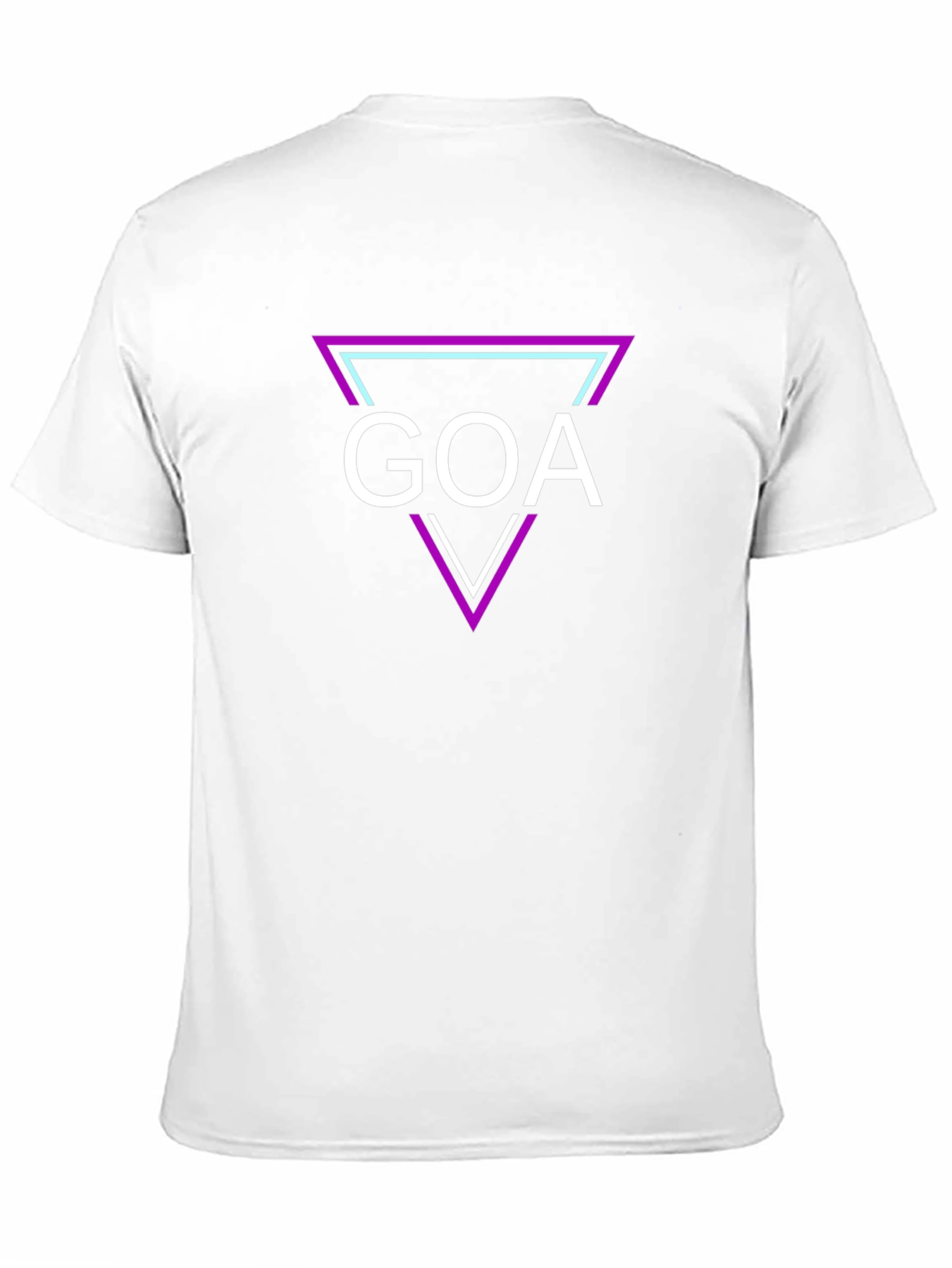 GOA Triangle Graphic T-Shirt - Casual Stylish Tee