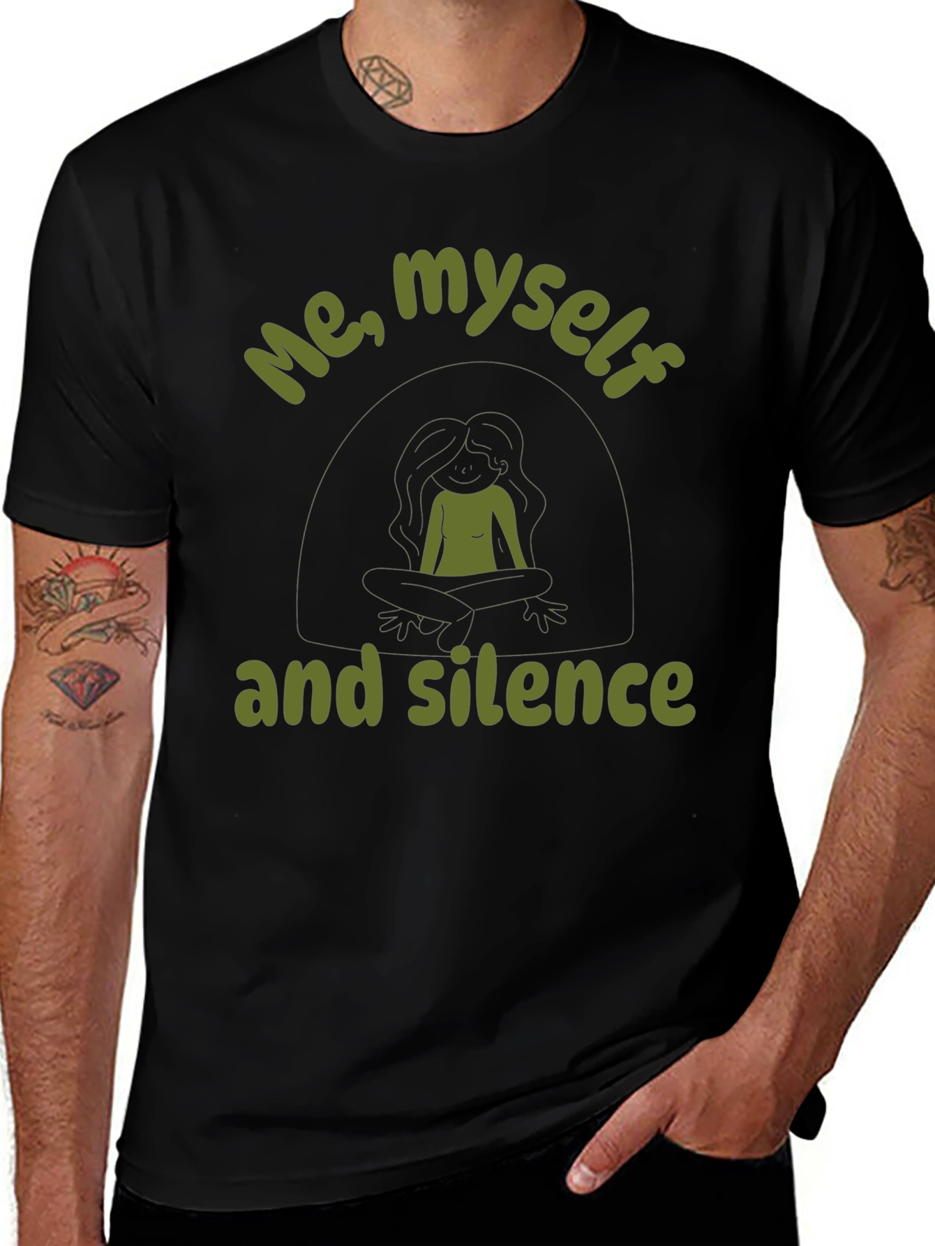 Me Myself & Silence Graphic Tee
