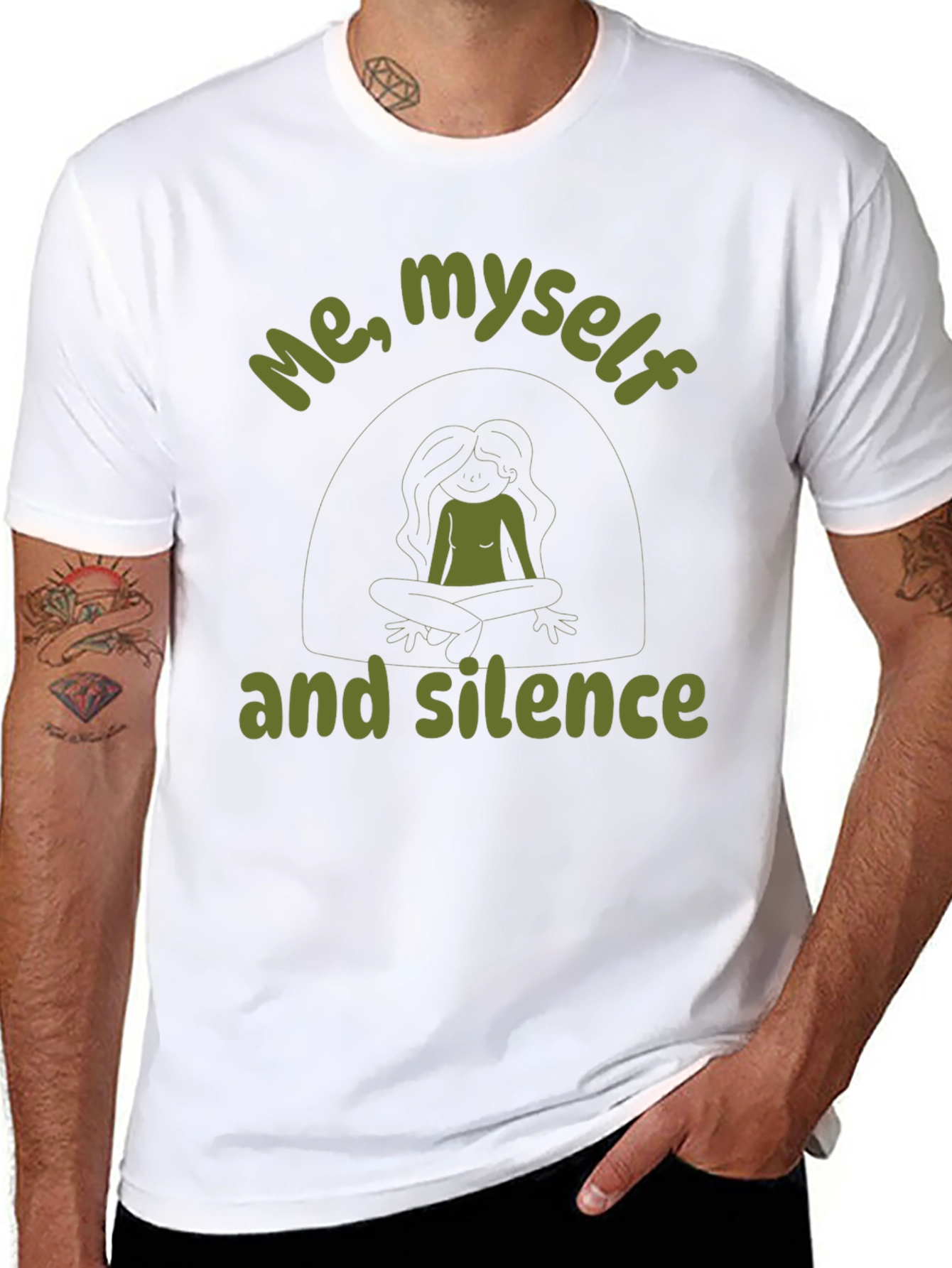 Me Myself & Silence Graphic Tee