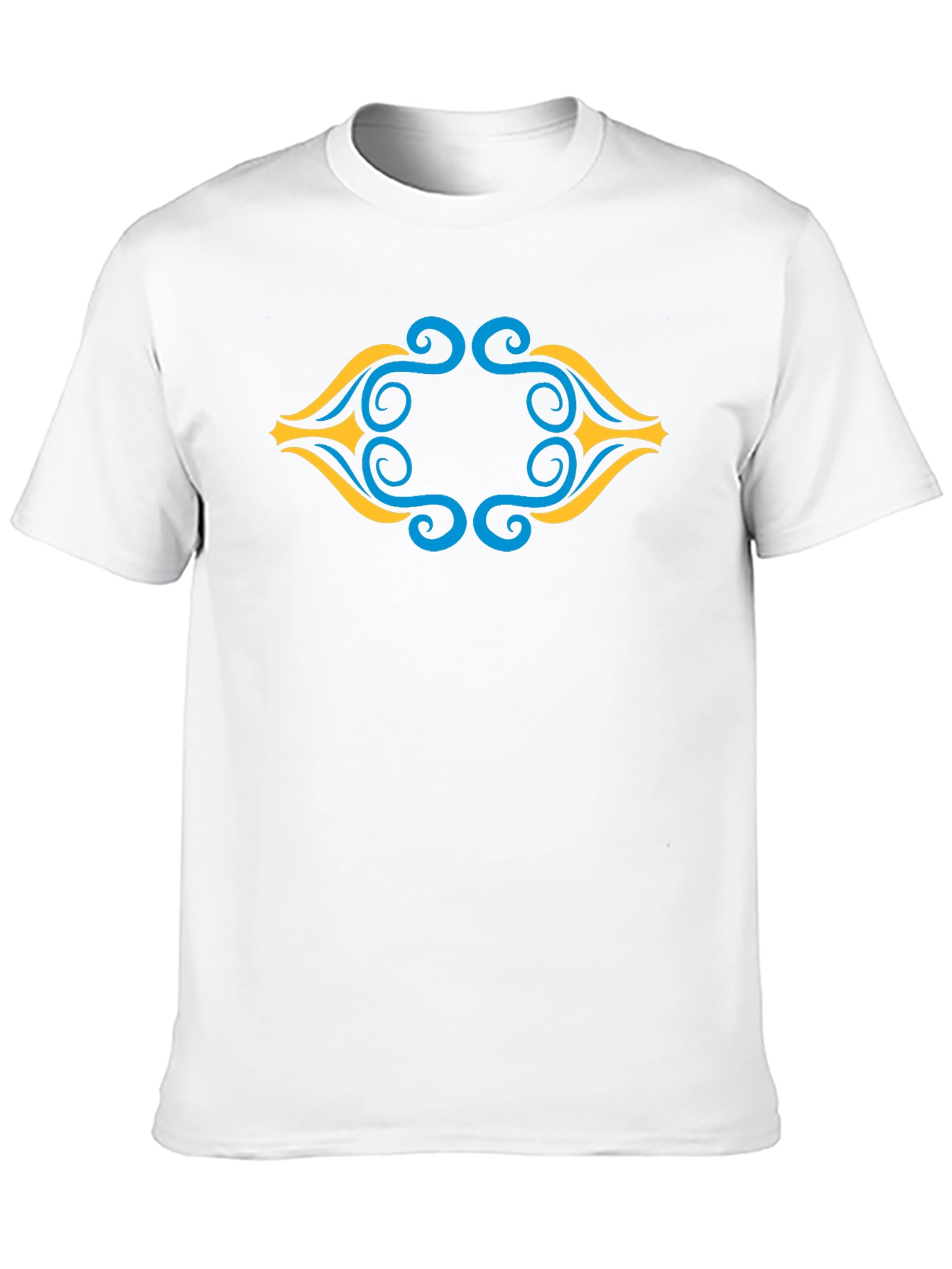 Stylish Black T-Shirt with Eye-Catching Graphic Design