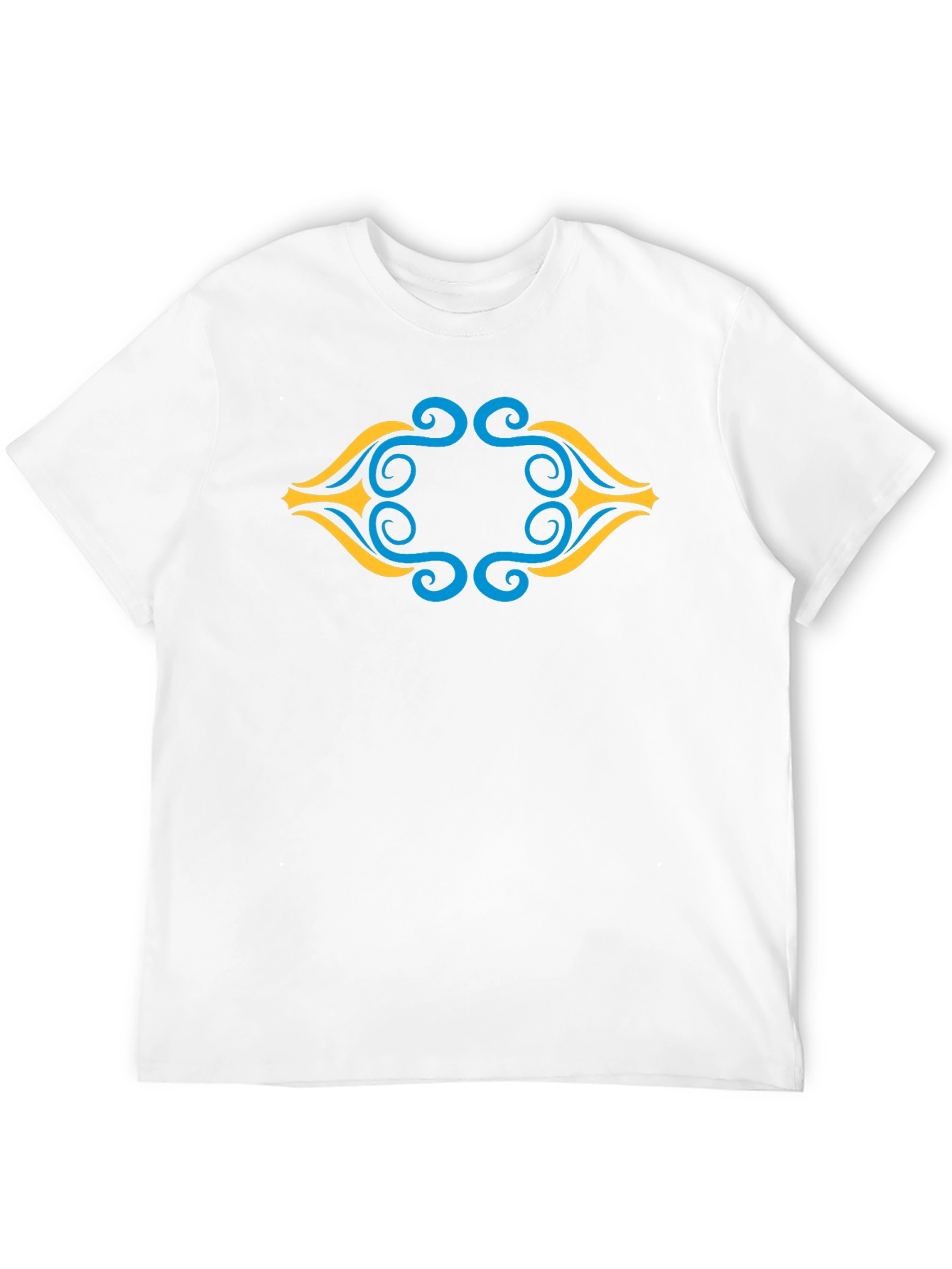 Stylish Black T-Shirt with Eye-Catching Graphic Design