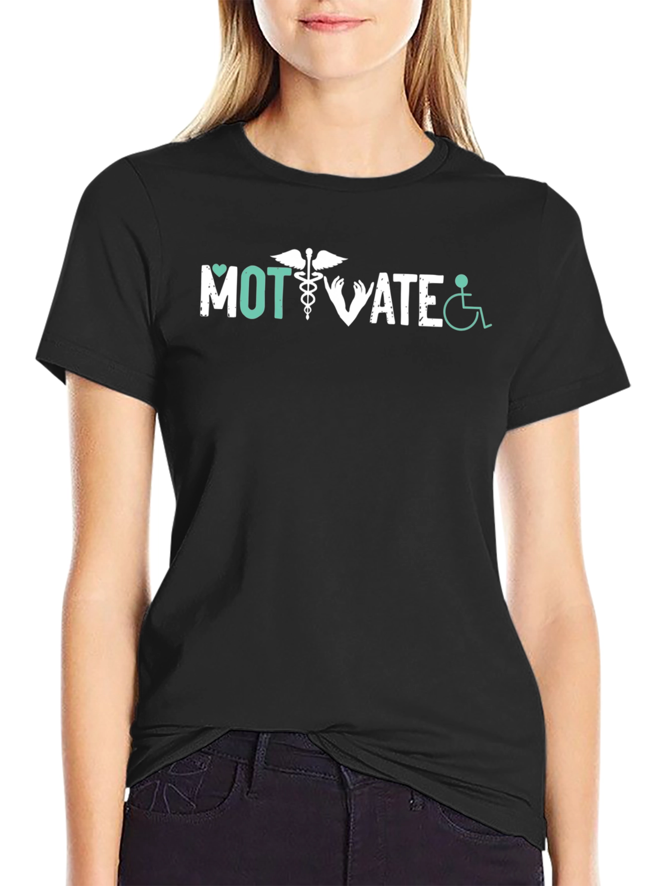 Motivate Graphic T-Shirt Medical Healthcare Design