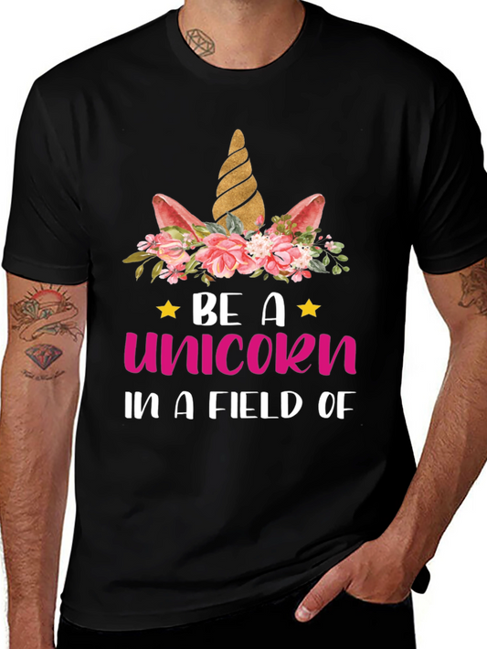 Unicorn Graphic Tee - Be A Unicorn