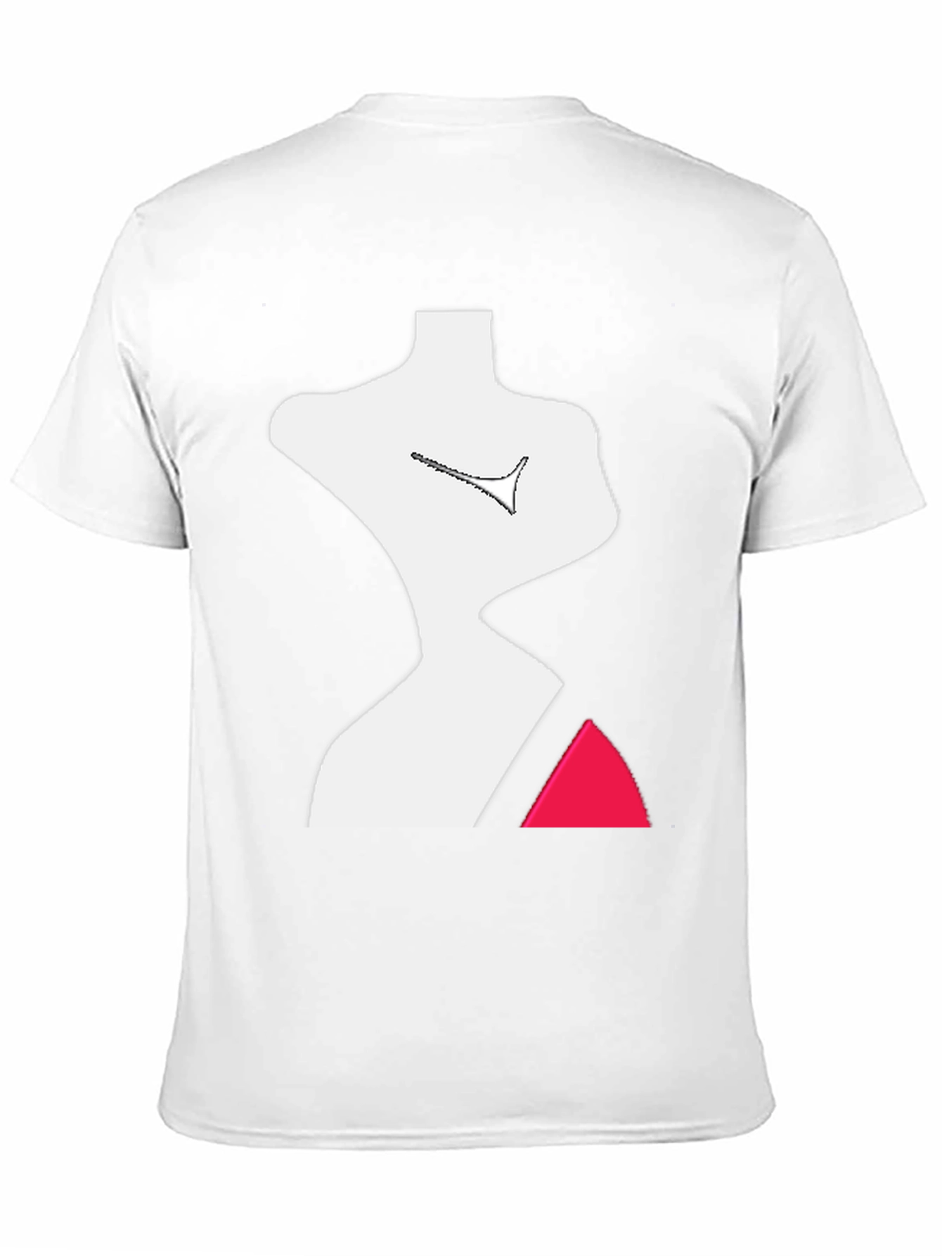 Abstract Figure Graphic Tee - Modern Art T-Shirt