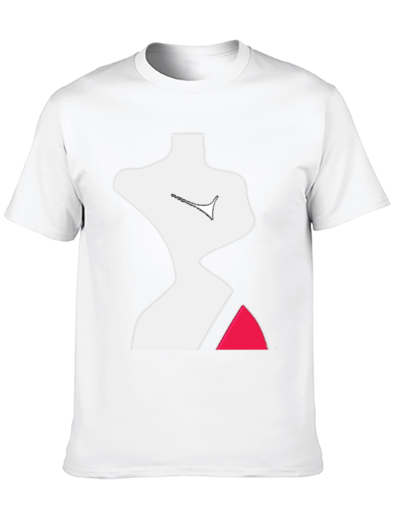 Abstract Figure Graphic Tee - Modern Art T-Shirt