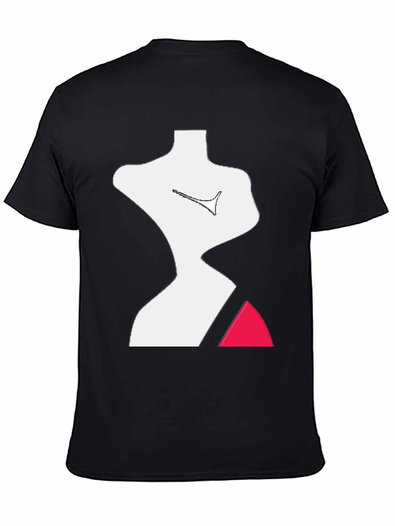 Abstract Figure Graphic Tee - Modern Art T-Shirt