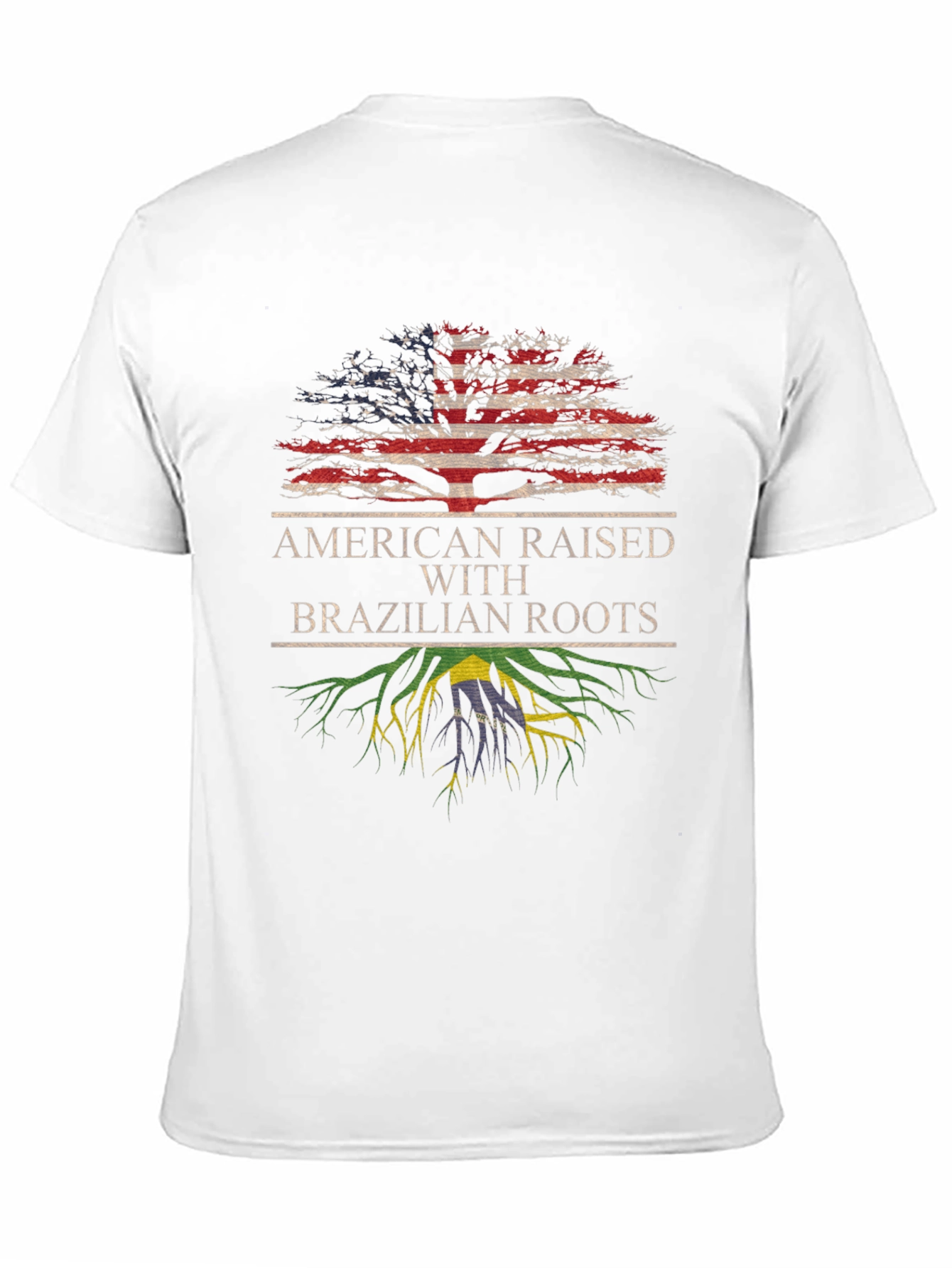 American Raised with Brazilian Roots T-Shirt