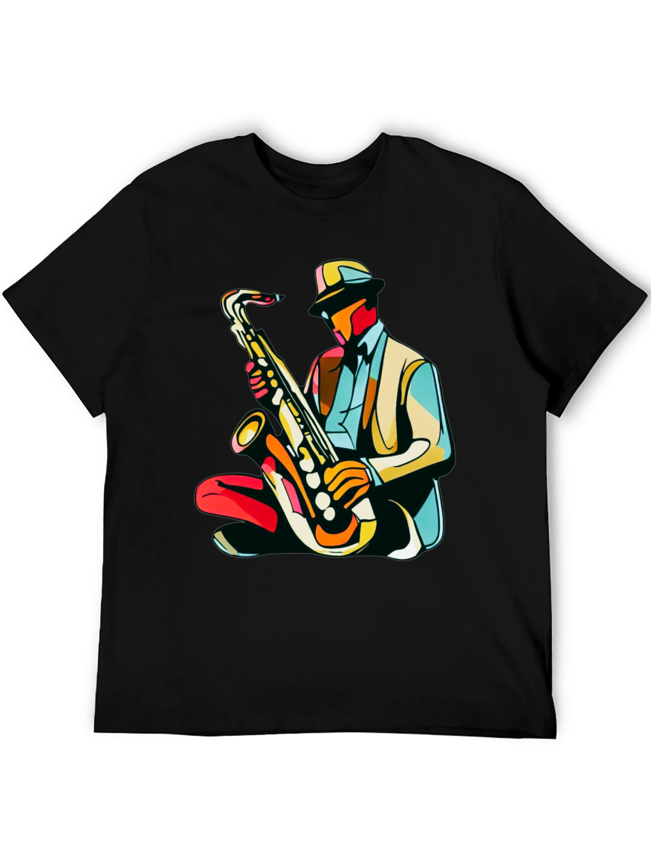 Cool Jazz Saxophone Player Graphic T-Shirt