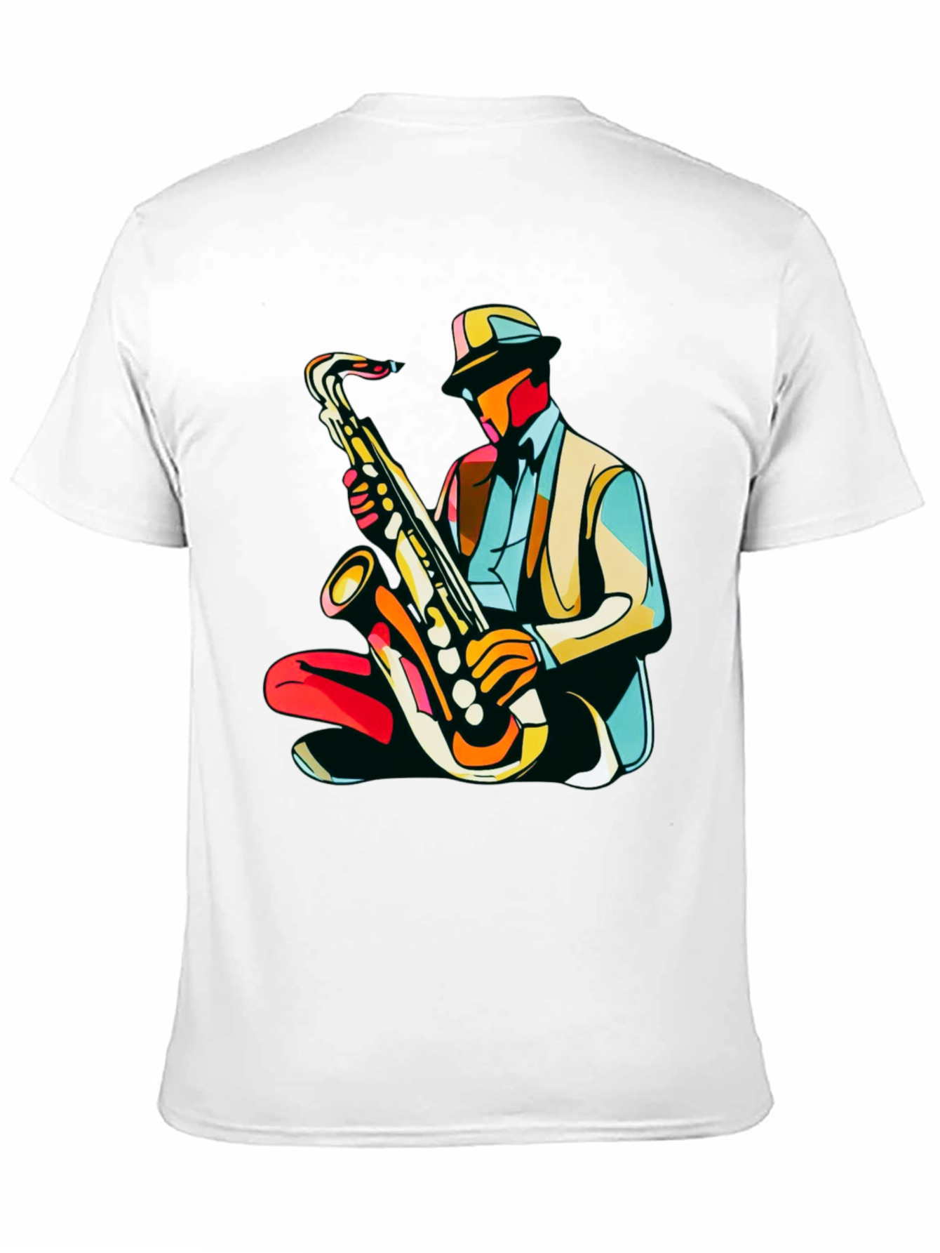 Cool Jazz Saxophone Player Graphic T-Shirt