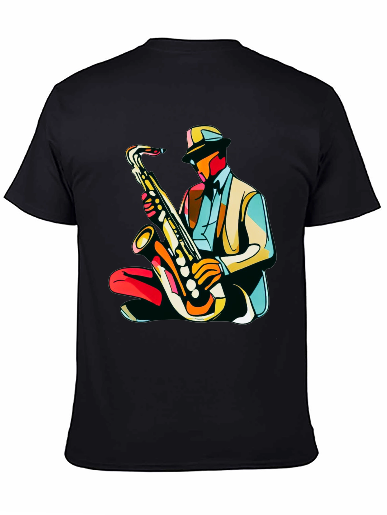 Cool Jazz Saxophone Player Graphic T-Shirt