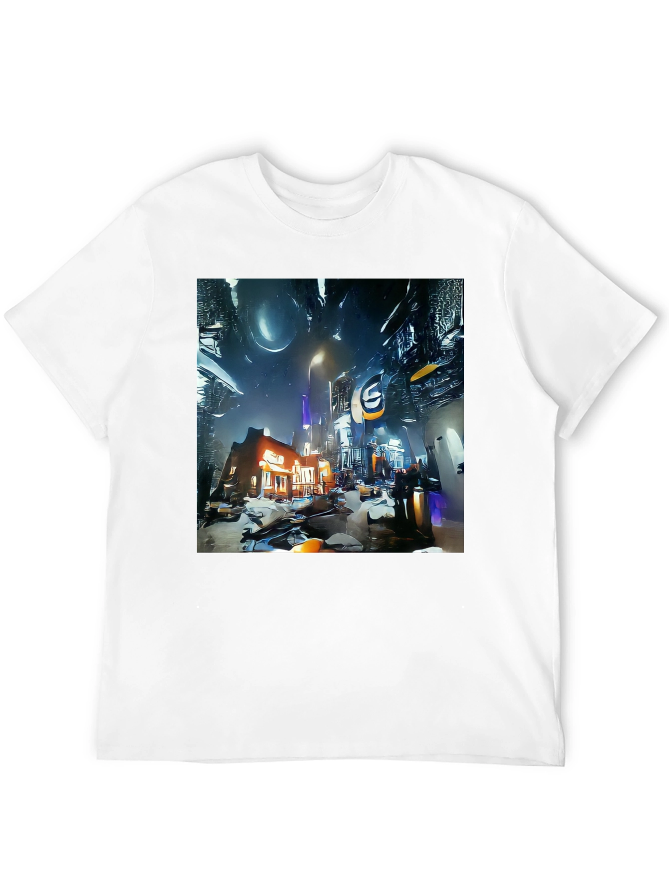 Futuristic Cityscape Tee