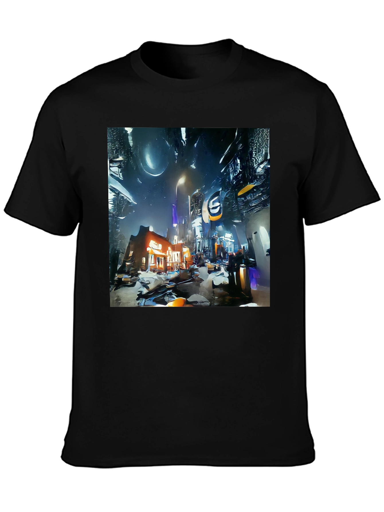 Futuristic Cityscape Tee