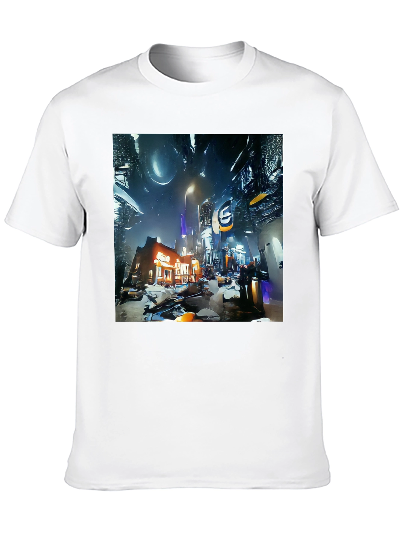 Futuristic Cityscape Tee