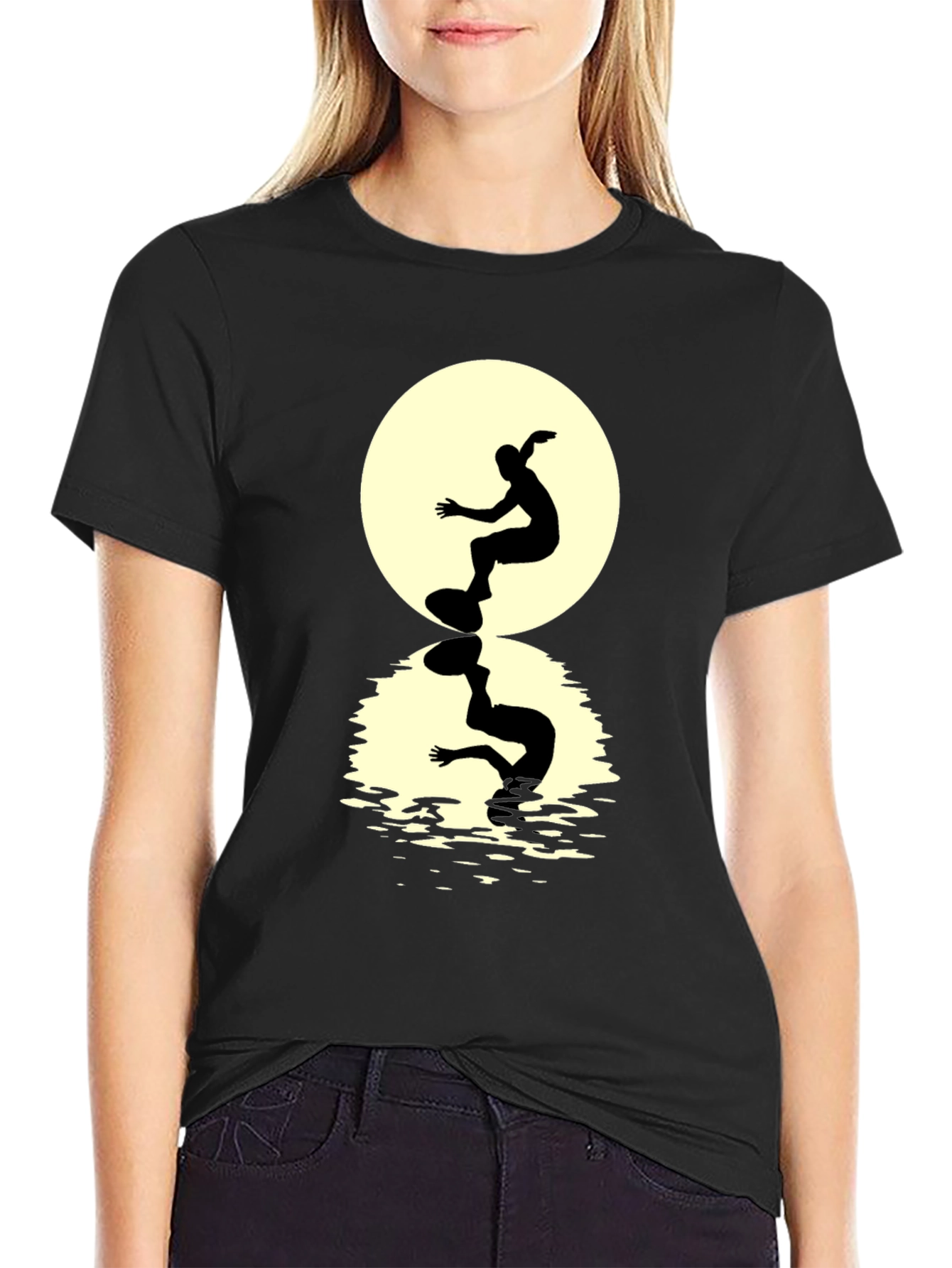 Zen Balance T-Shirt - Black Graphic Tee