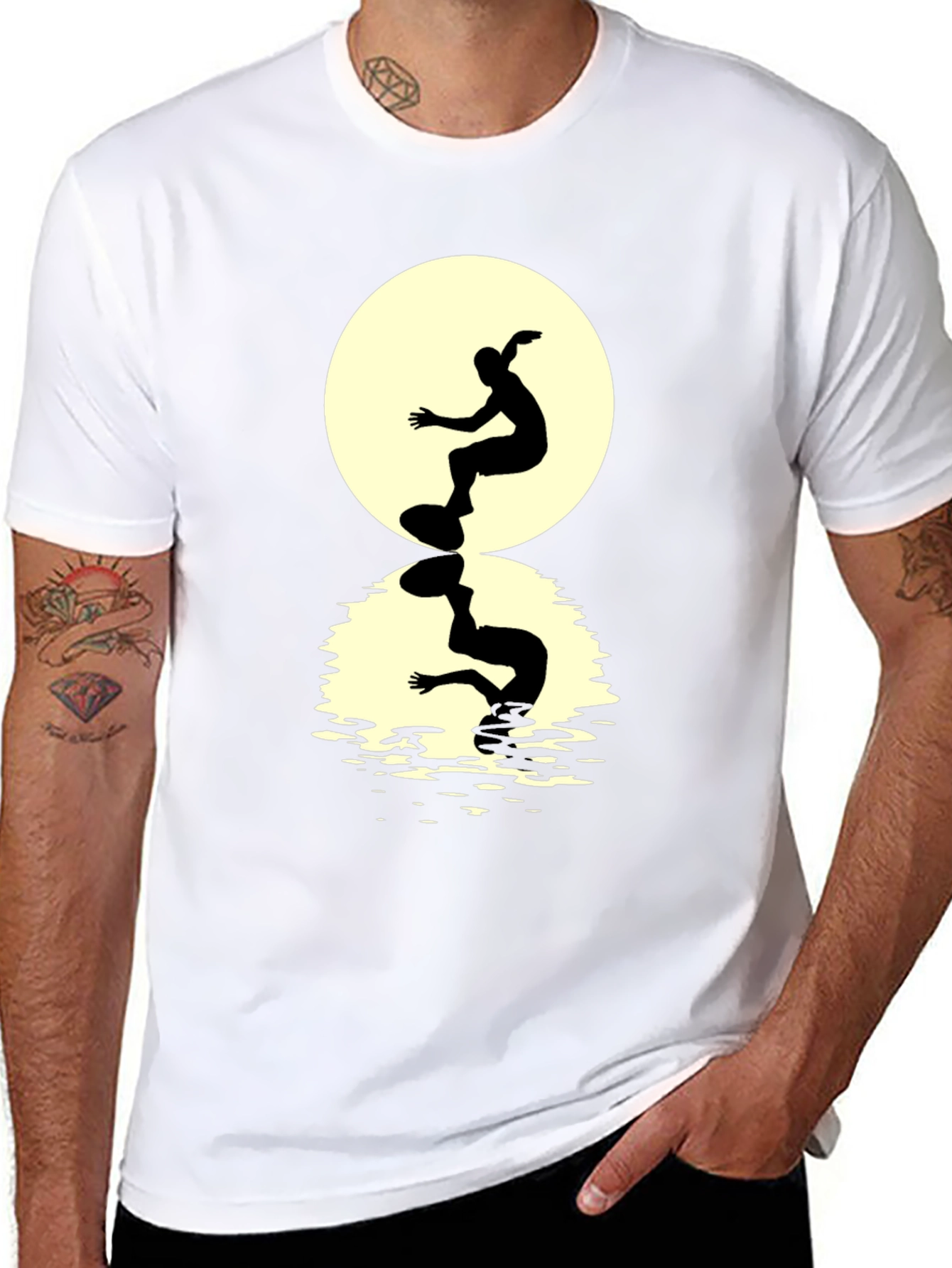 Zen Balance T-Shirt - Black Graphic Tee