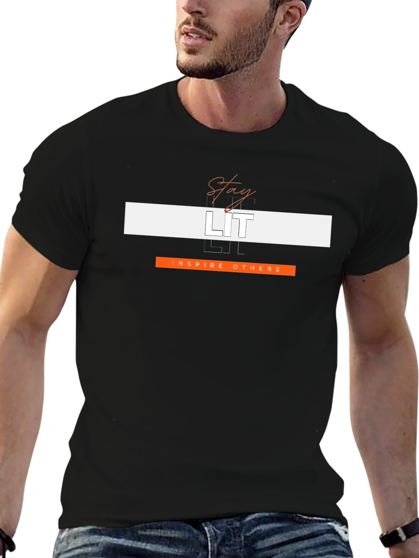Stay Lit Graphic Tee - Inspire Others