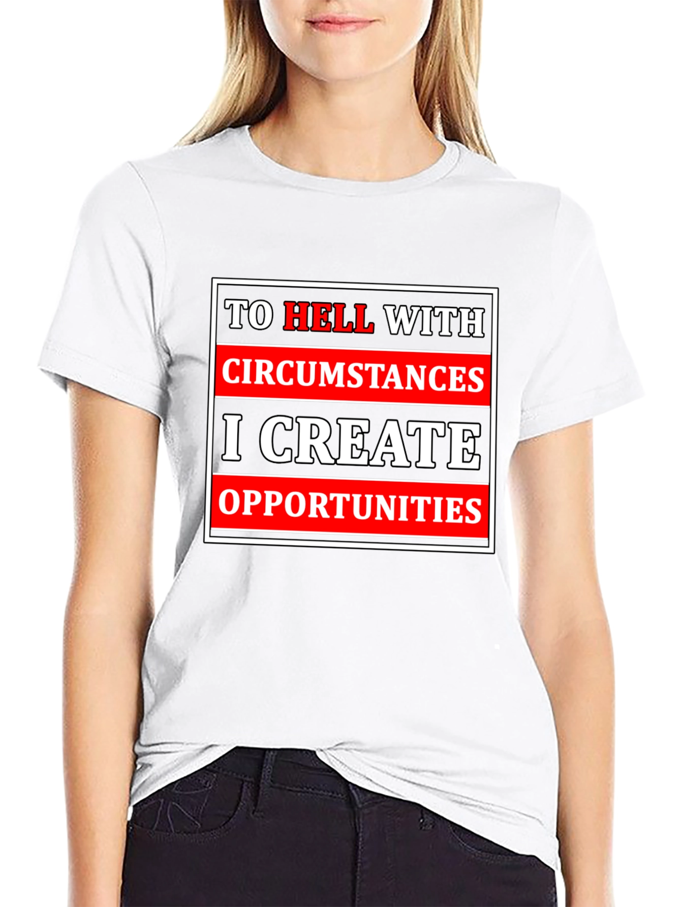 Motivational T-Shirt: Create Opportunities Tee