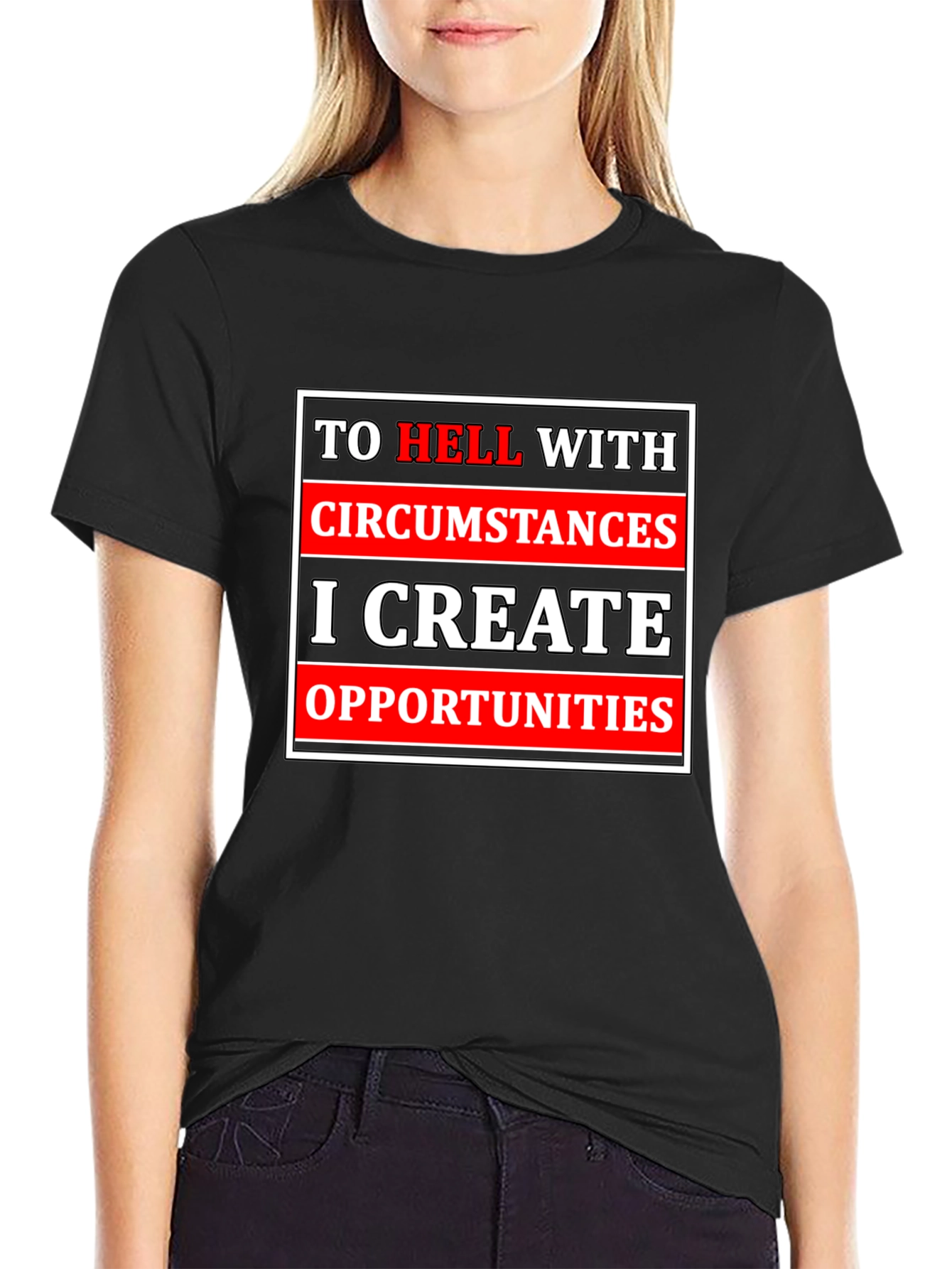 Motivational T-Shirt: Create Opportunities Tee