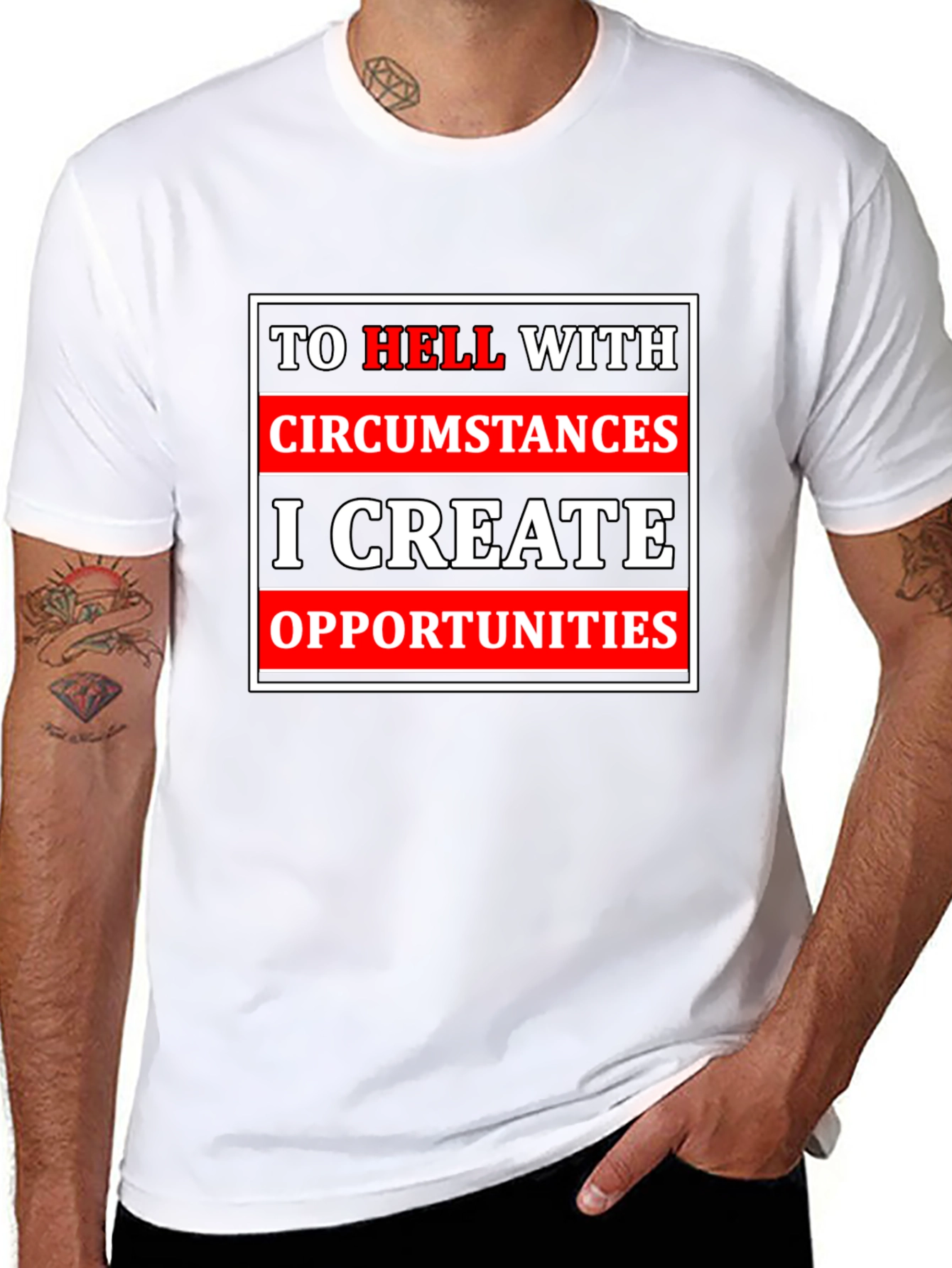 Motivational T-Shirt: Create Opportunities Tee