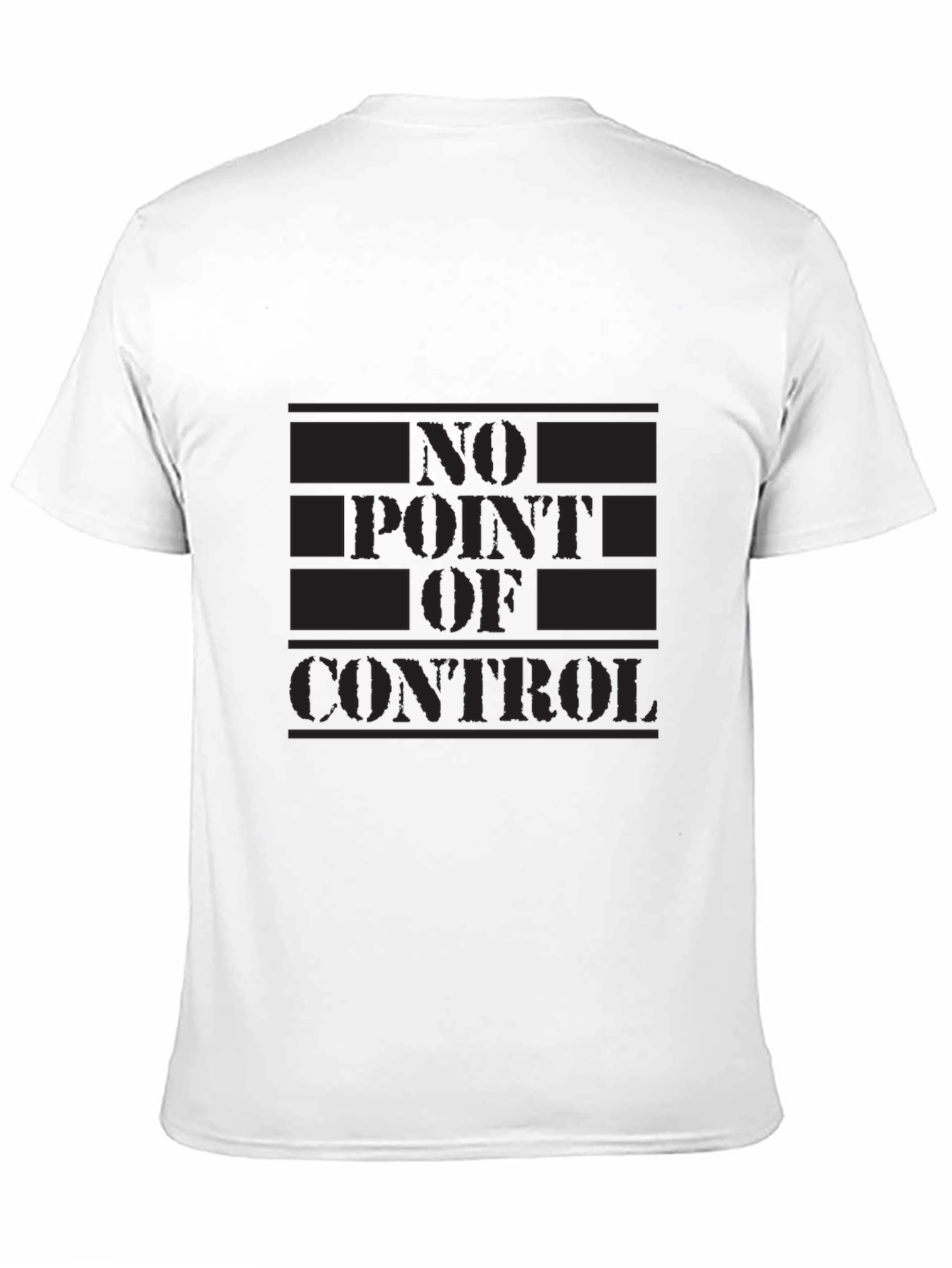 No Point of Control Black T-Shirt