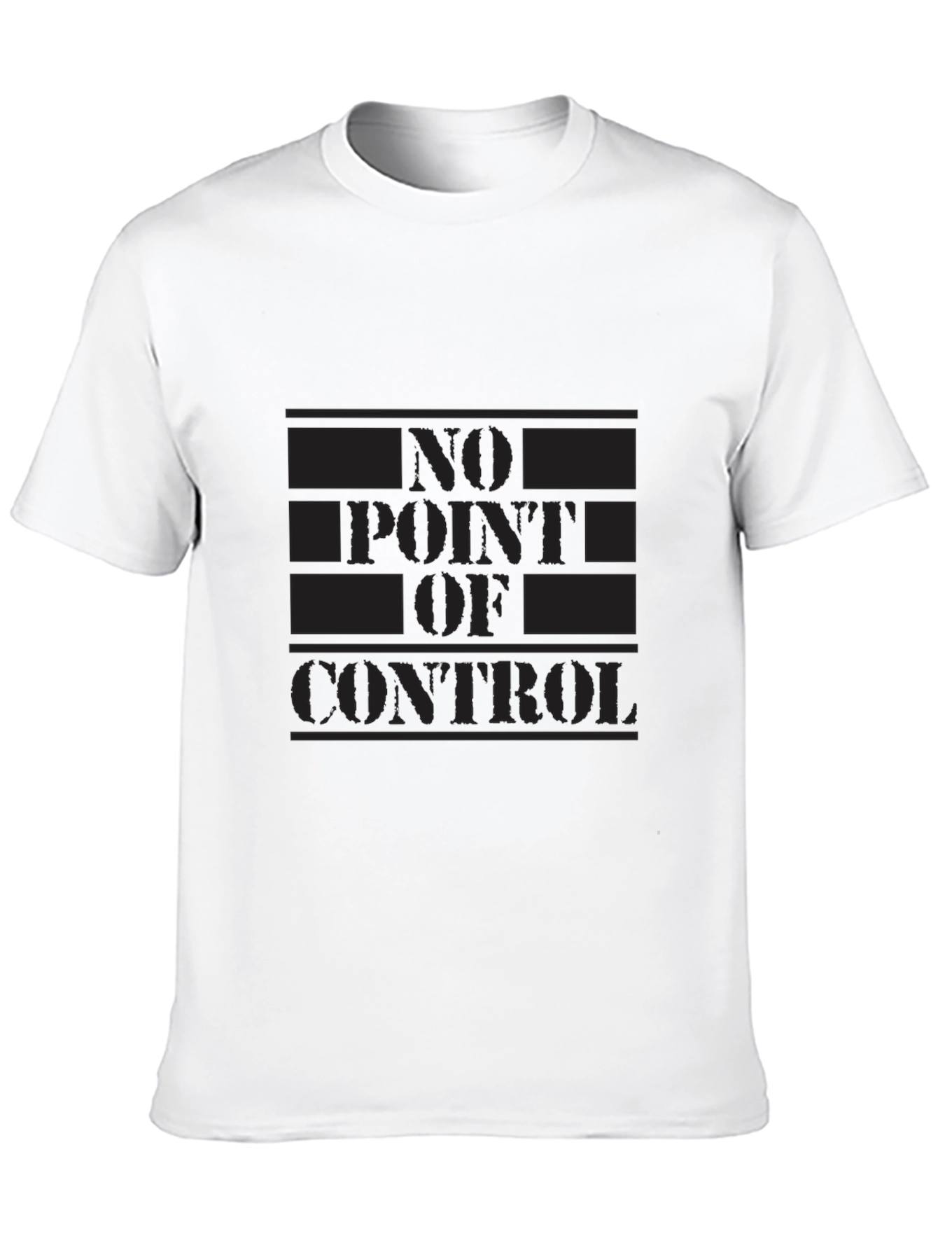 No Point of Control Black T-Shirt
