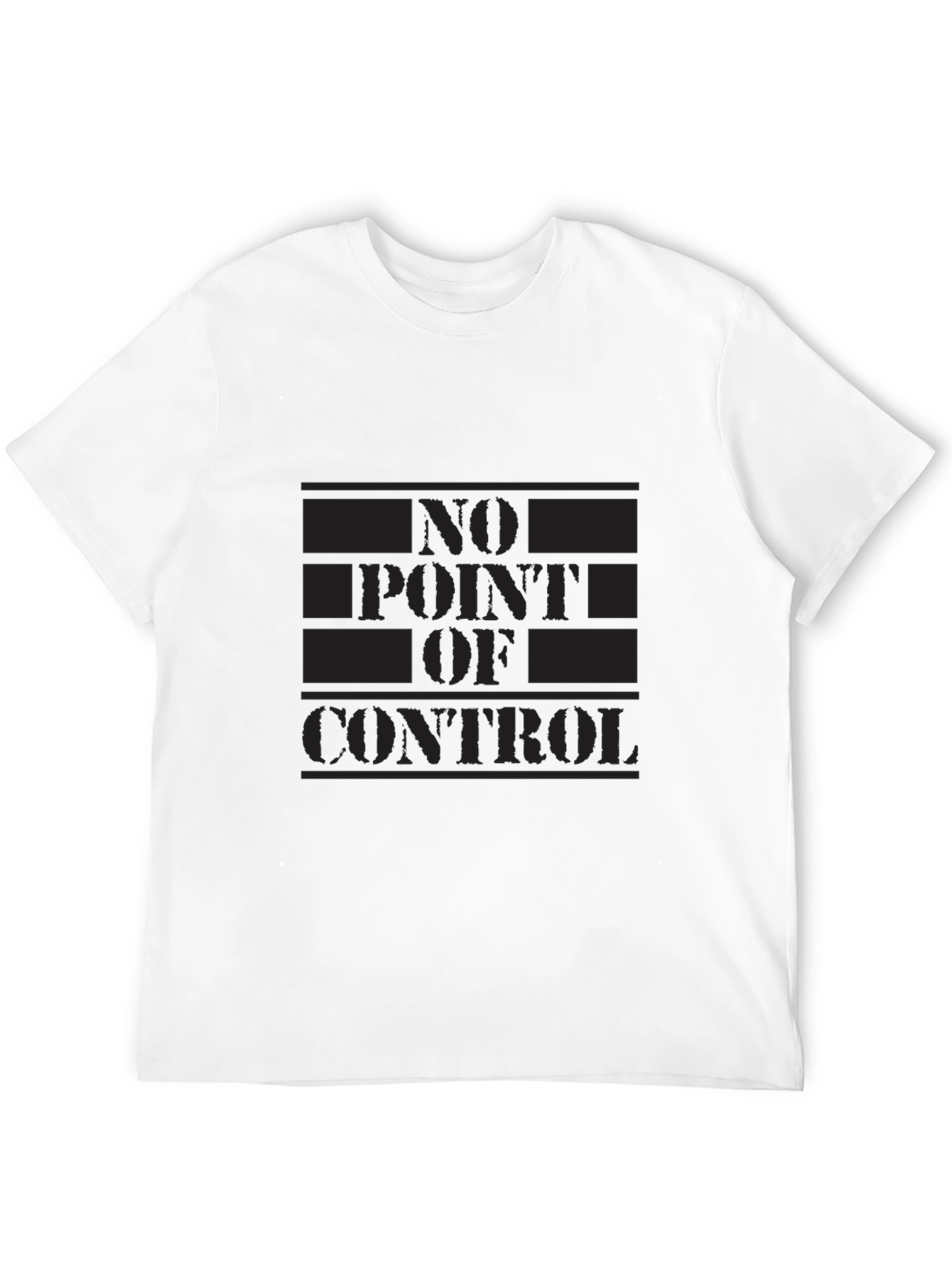 No Point of Control Black T-Shirt