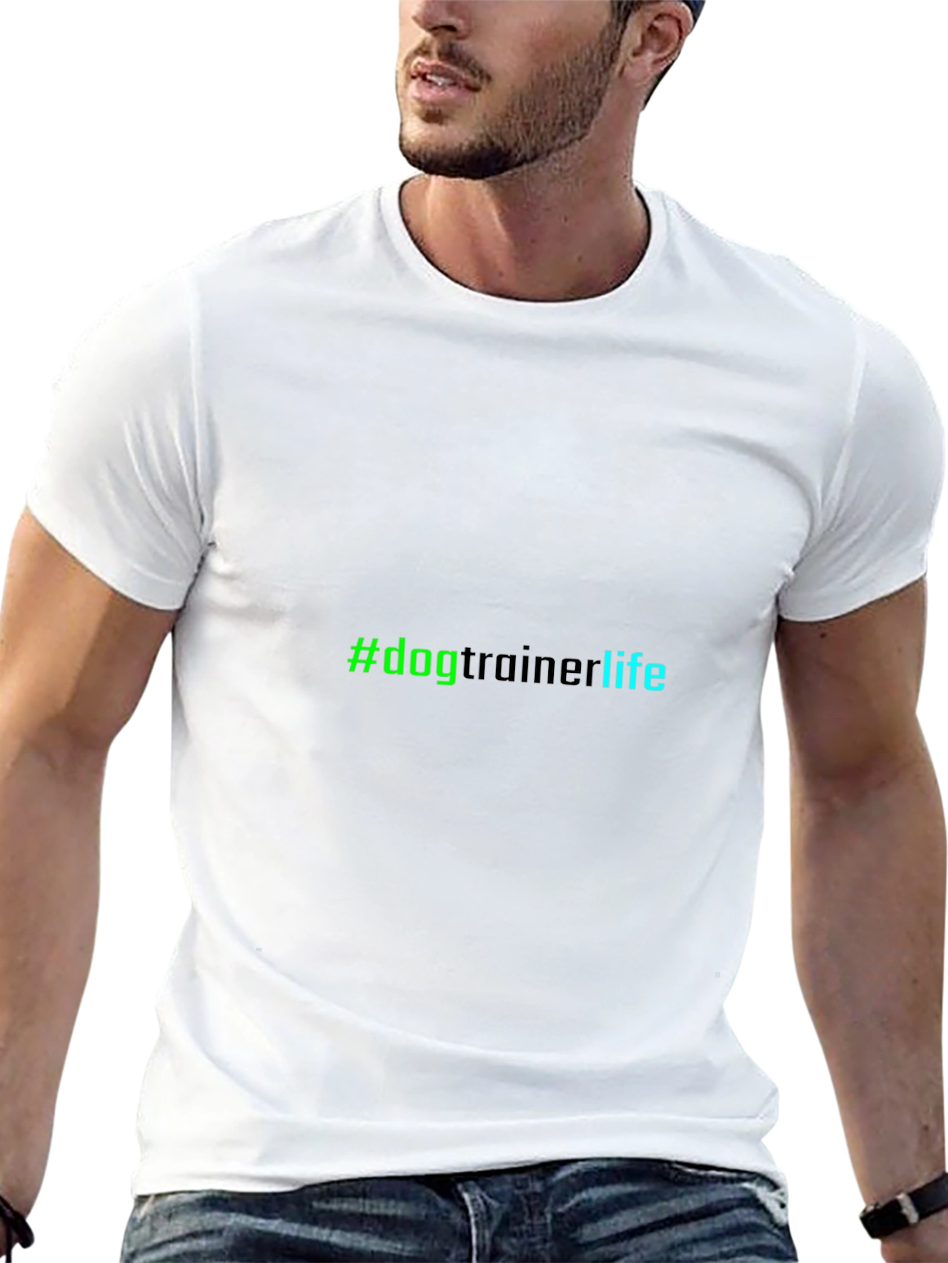 #dogtrainerlife Black Tee - Trainer Lifestyle Apparel