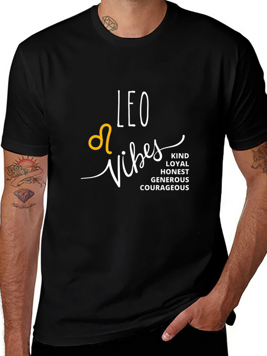 Leo Vibes T-Shirt: Zodiac Astrology Tee