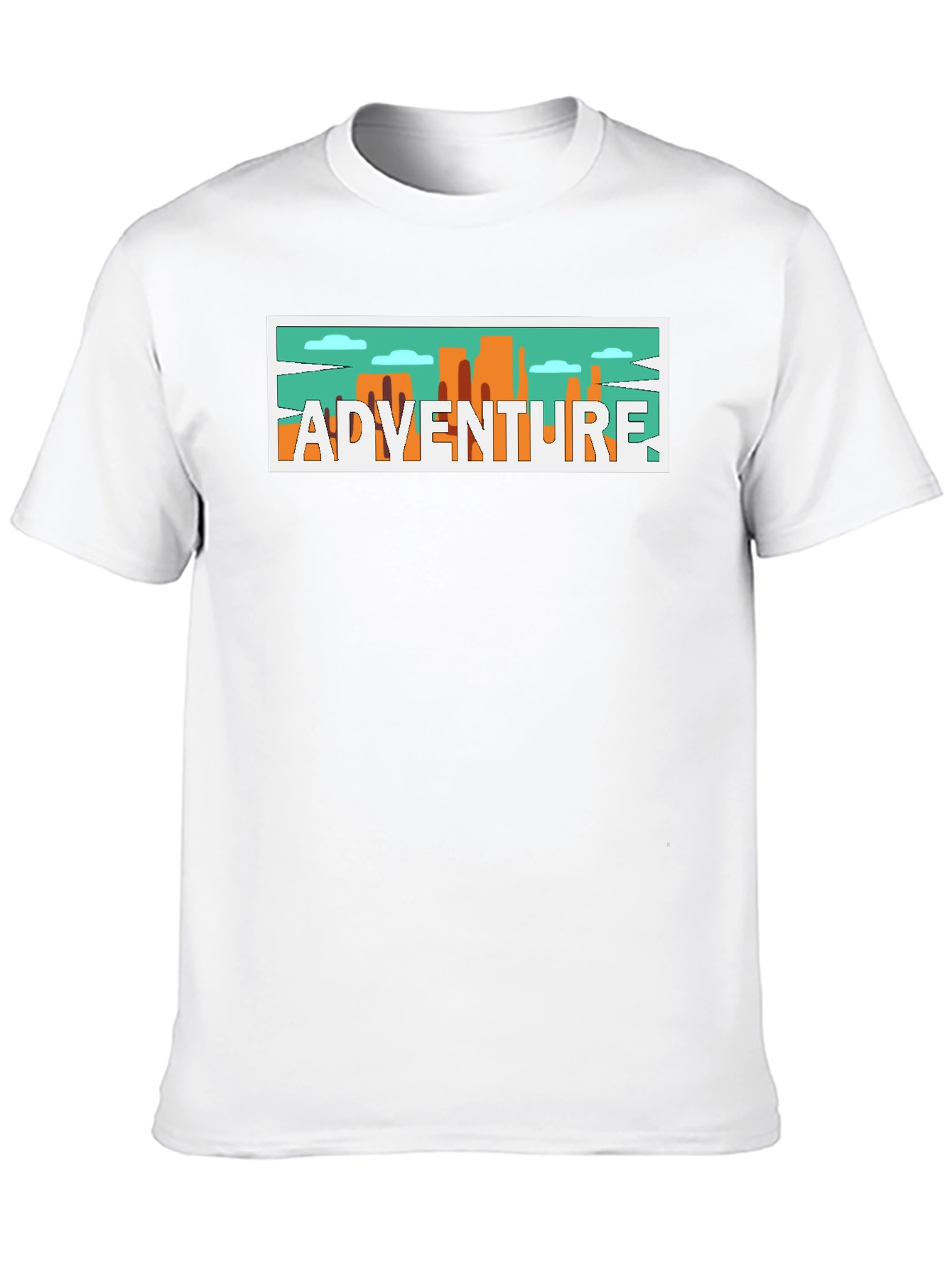 Adventure Graphic Print Black T-Shirt