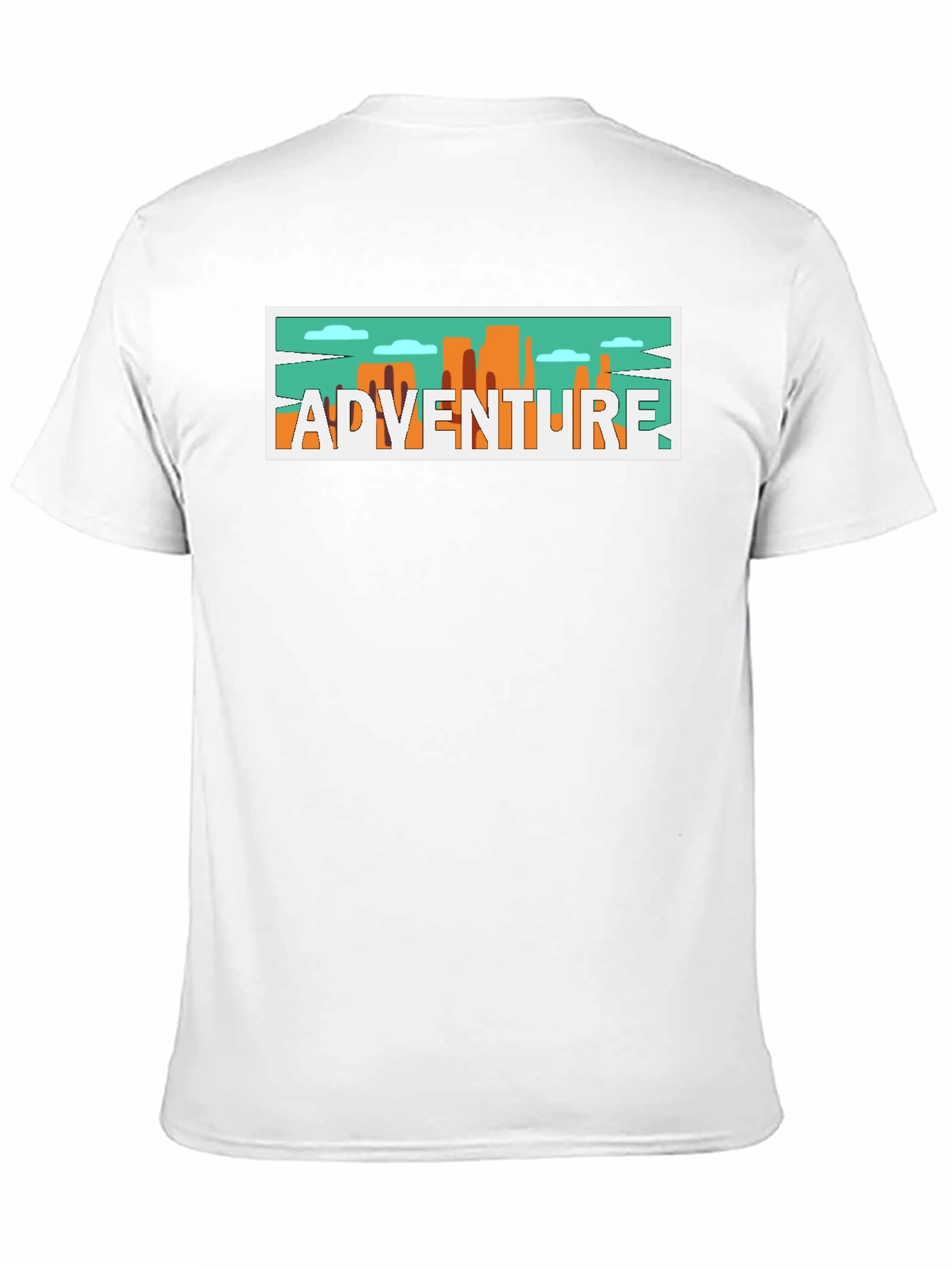 Adventure Graphic Print Black T-Shirt