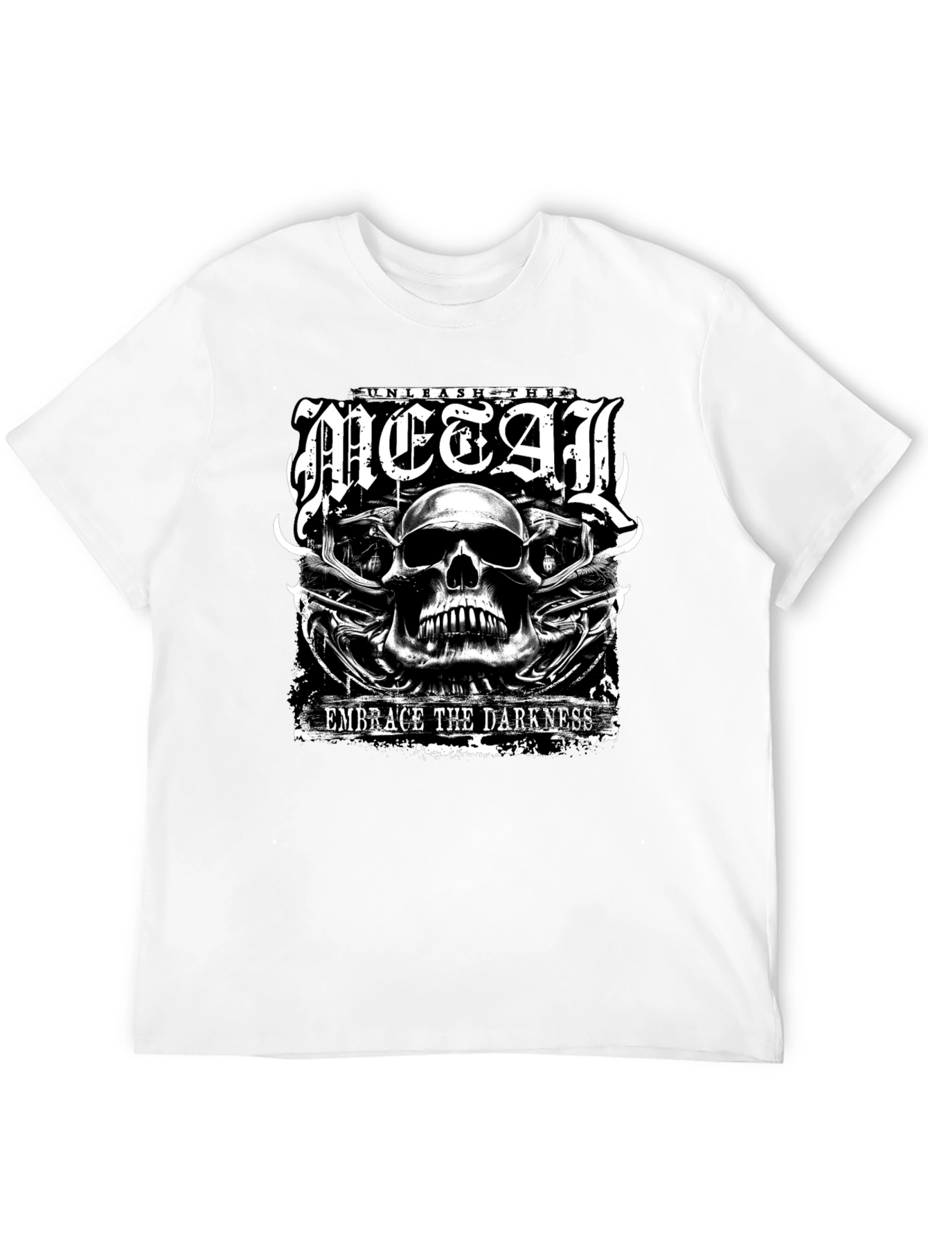 Unleash the Metal Graphic Tee - Embrace the Darkness